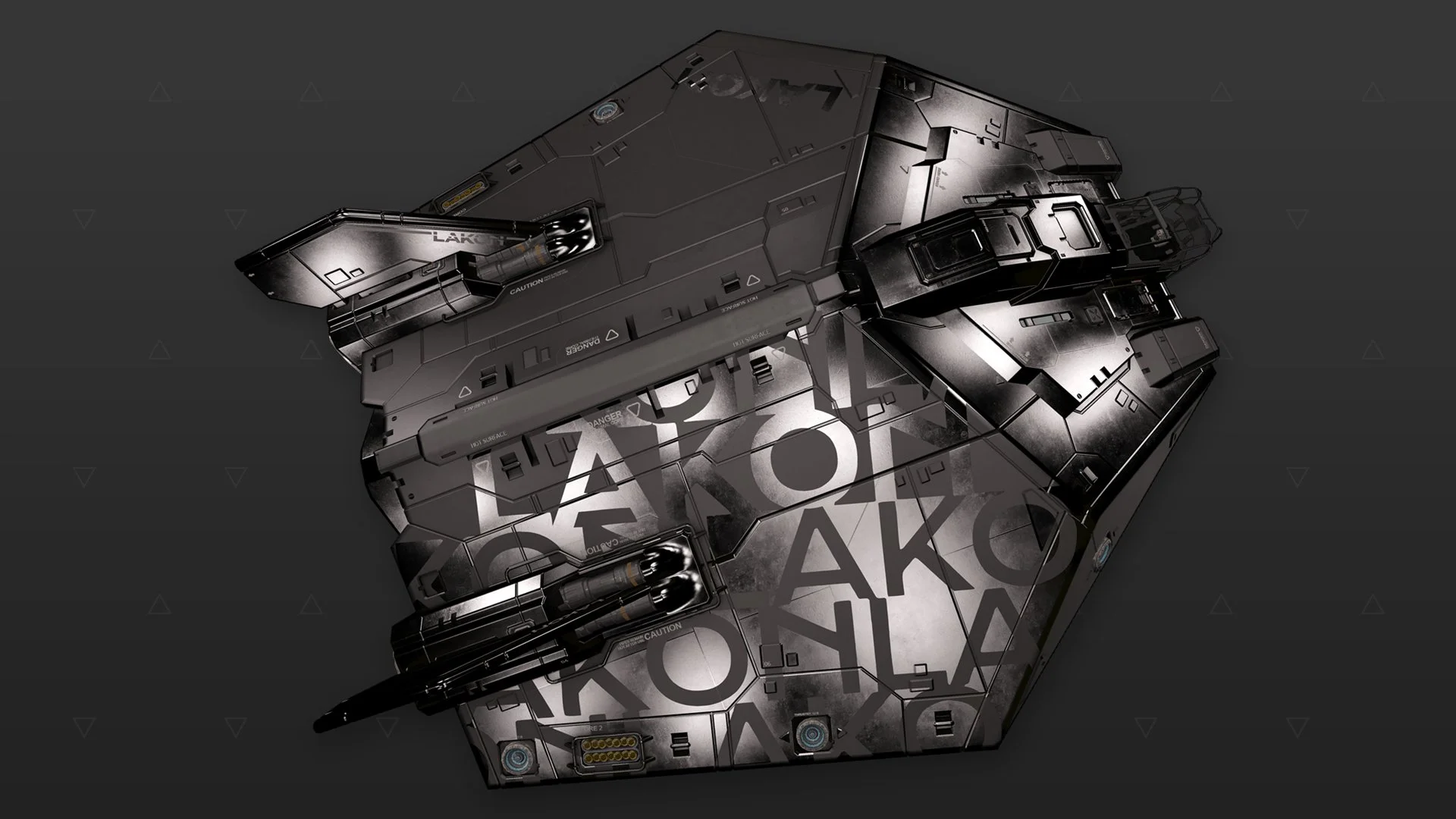Asp Explorer - „Lakon“ - Metallisch Schwarz