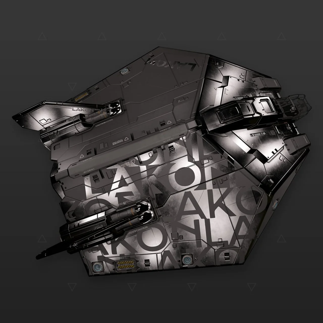 Asp Explorer - „Lakon“ - Metallisch Schwarz