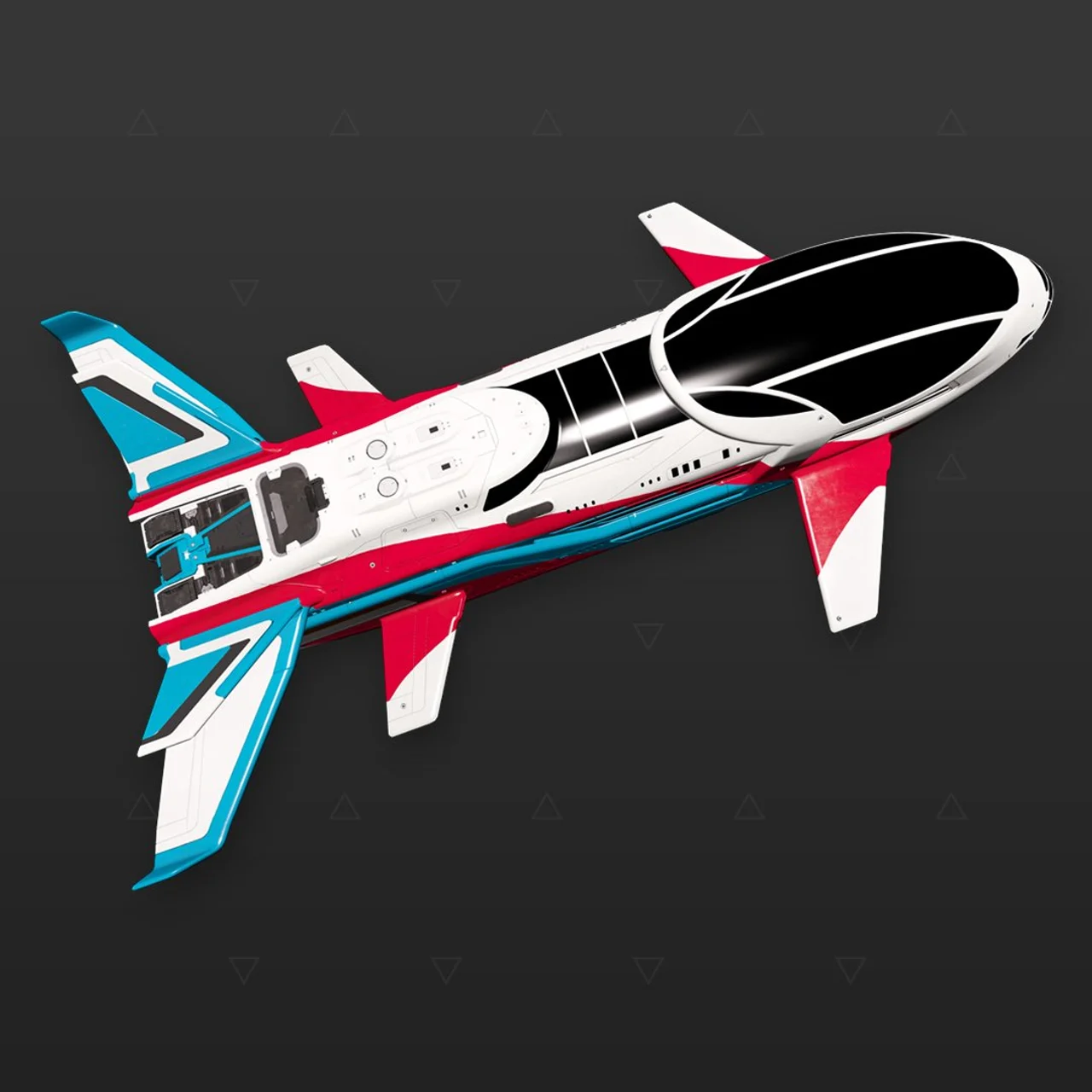 Beluga Liner - „United“ - Rot