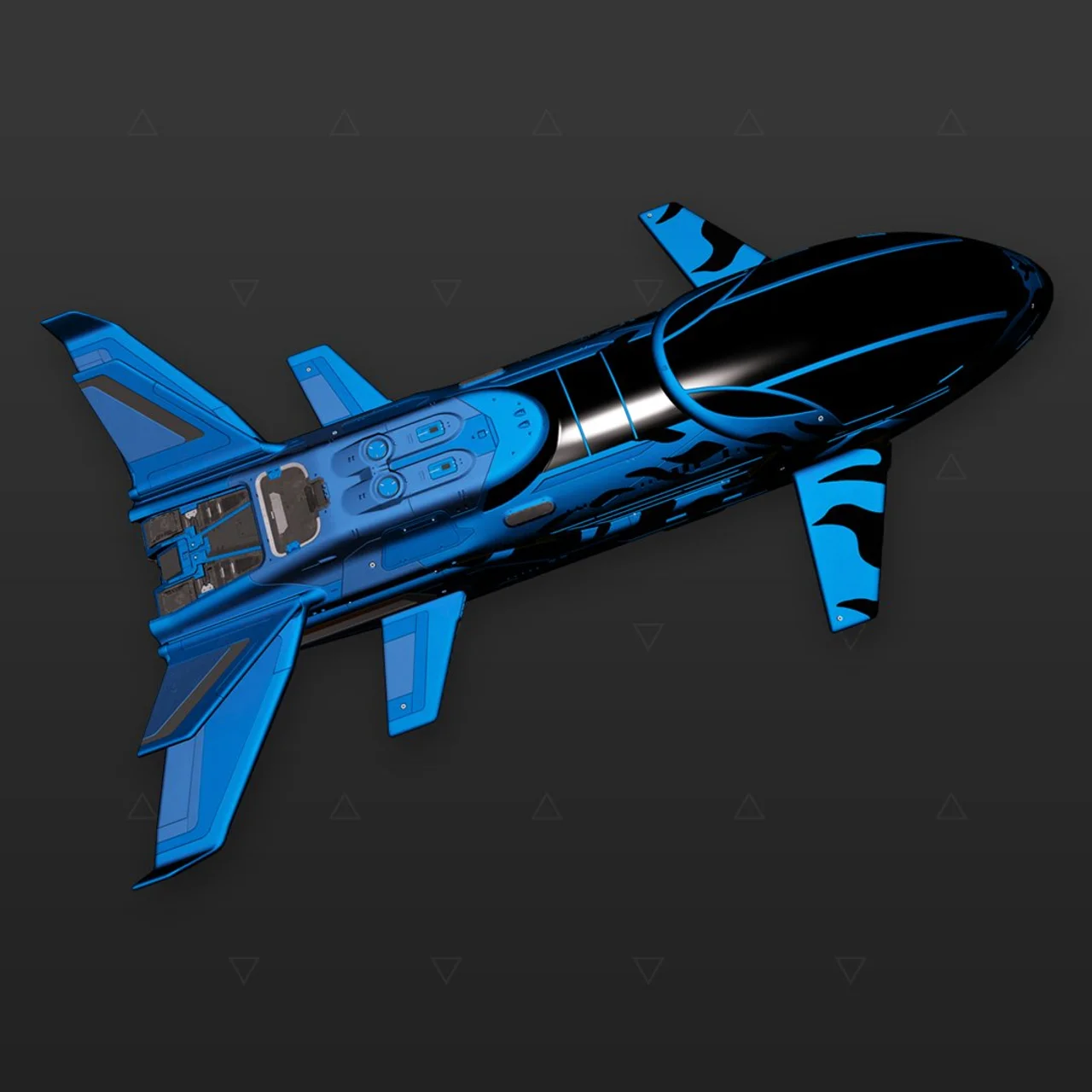 Beluga Liner - « Ember » - Bleu