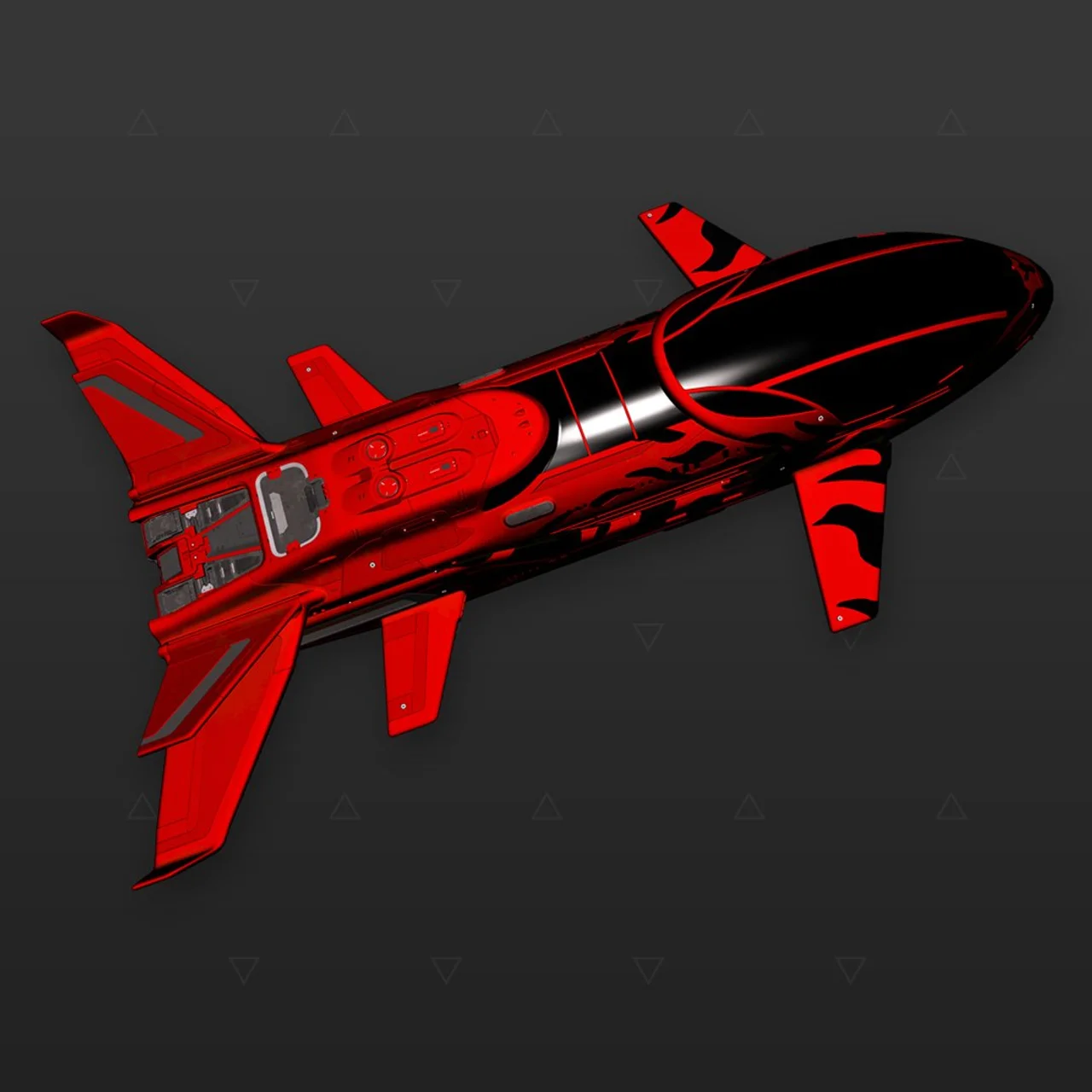 Beluga Liner - « Ember » - Rouge