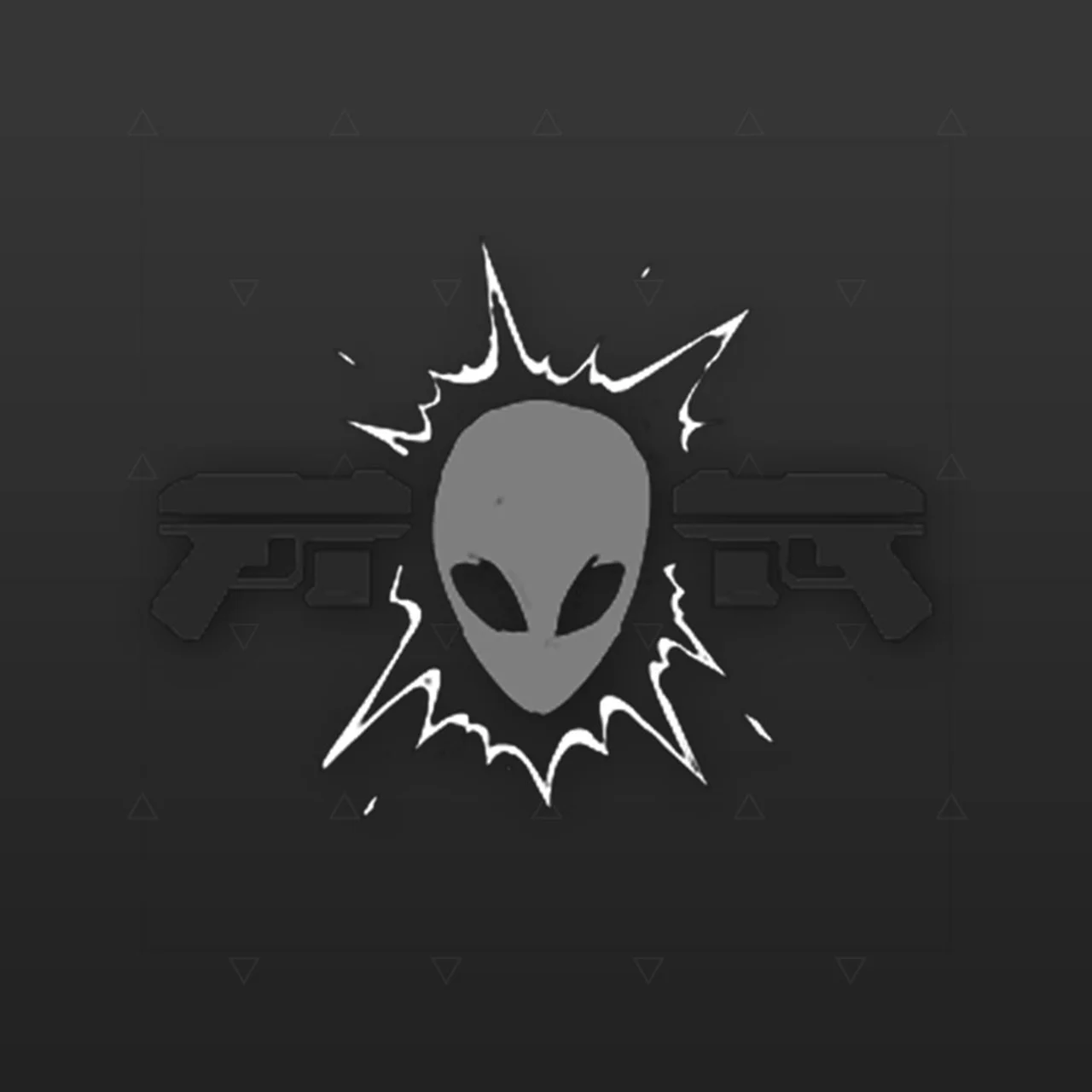 Emblema - Caçador de alienígenas - Pistoleiro
