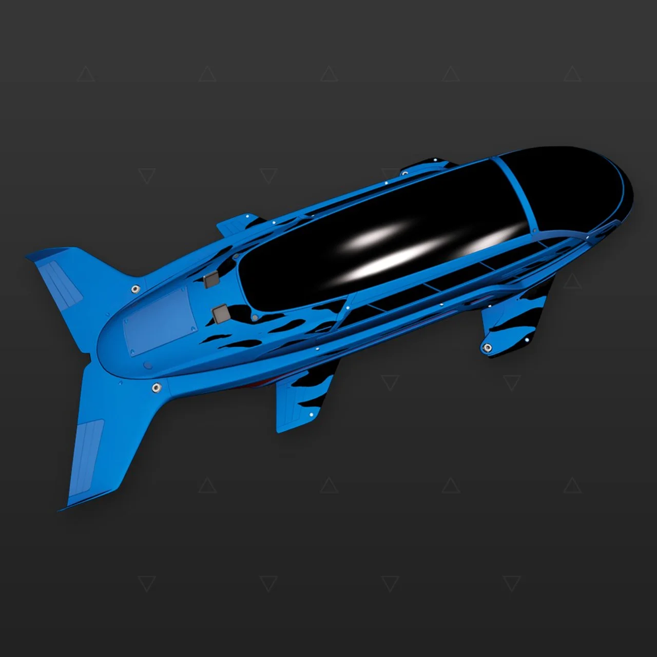 Dolphin - "Ember" - Azul
