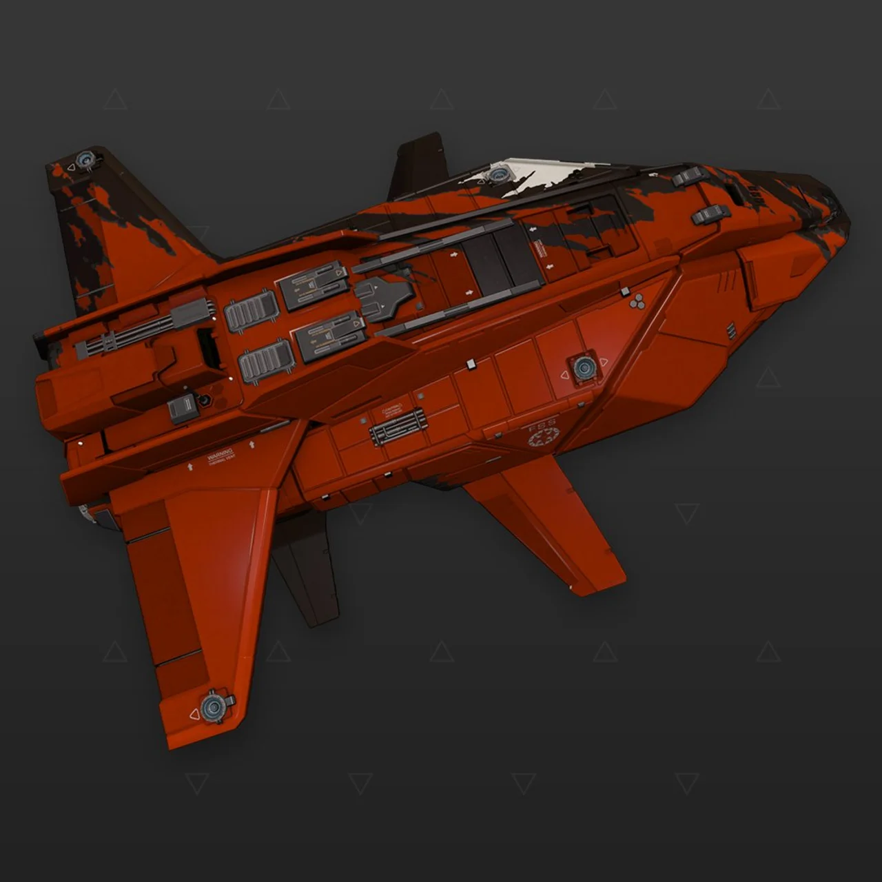 Federal Dropship - «Pirate Faction» - красный