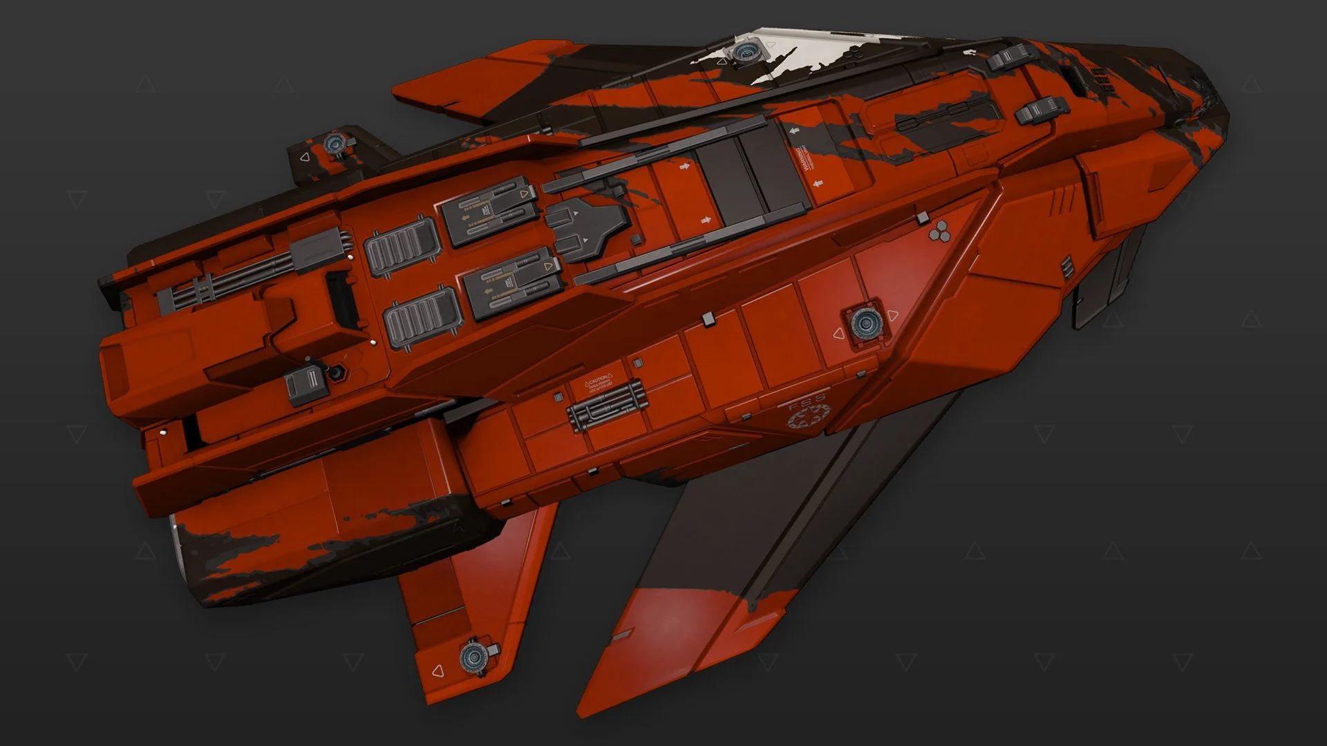 Federal Assault Ship - «Pirate Faction» - красный