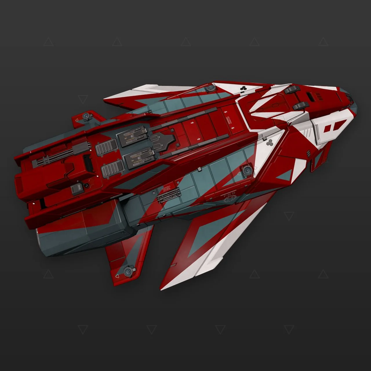 Federal Assault Ship - "Icarus" - Vermelho