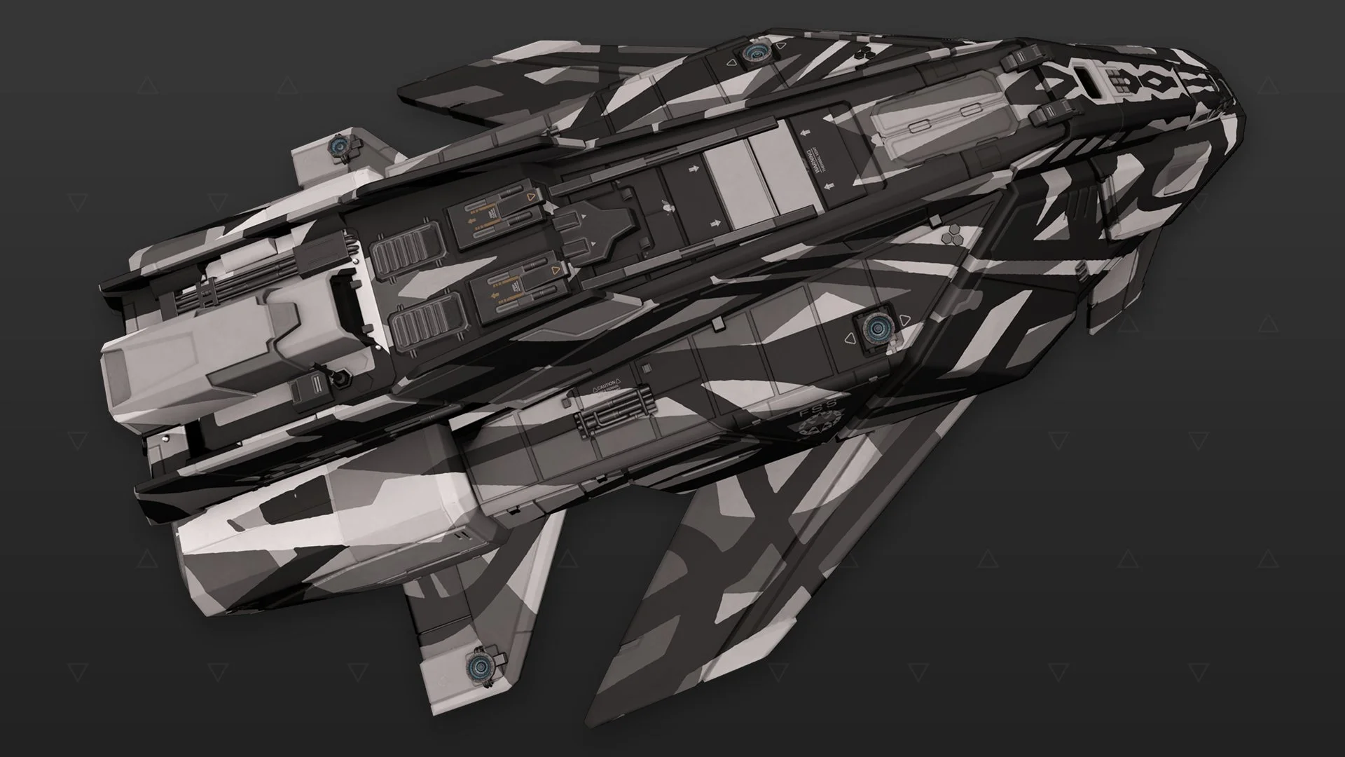 Federal Assault Ship - "Dazzle" - Branco