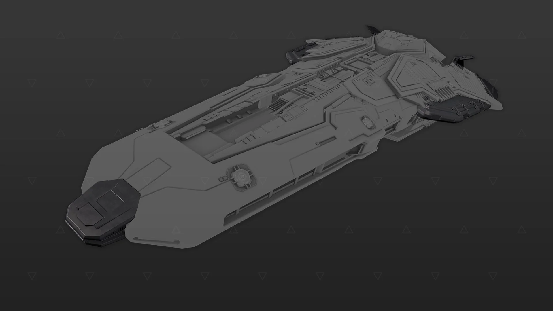 Kit da nave – Federal Corvette – 16 Peças