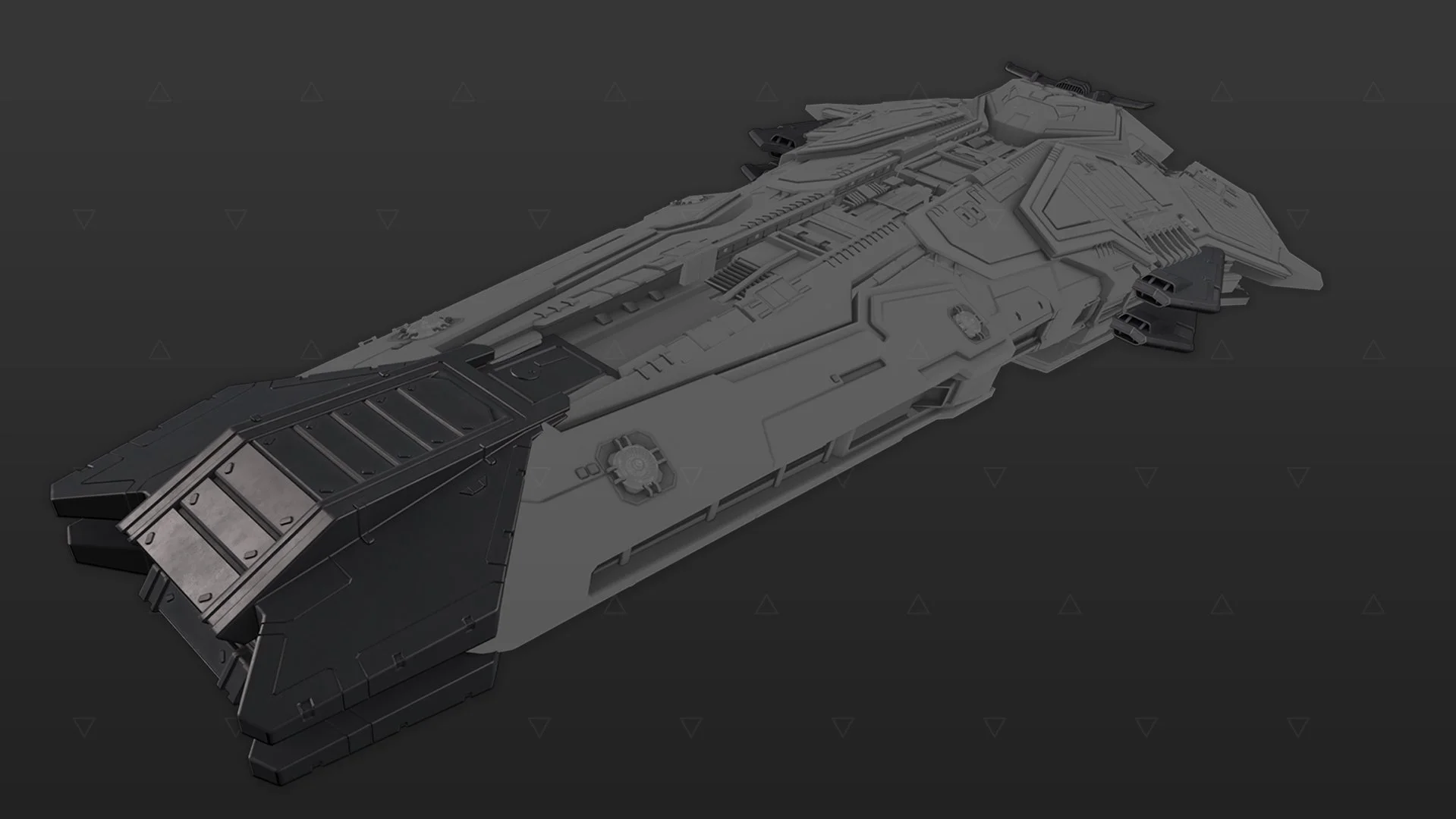 Kit da nave – Federal Corvette – 16 Peças