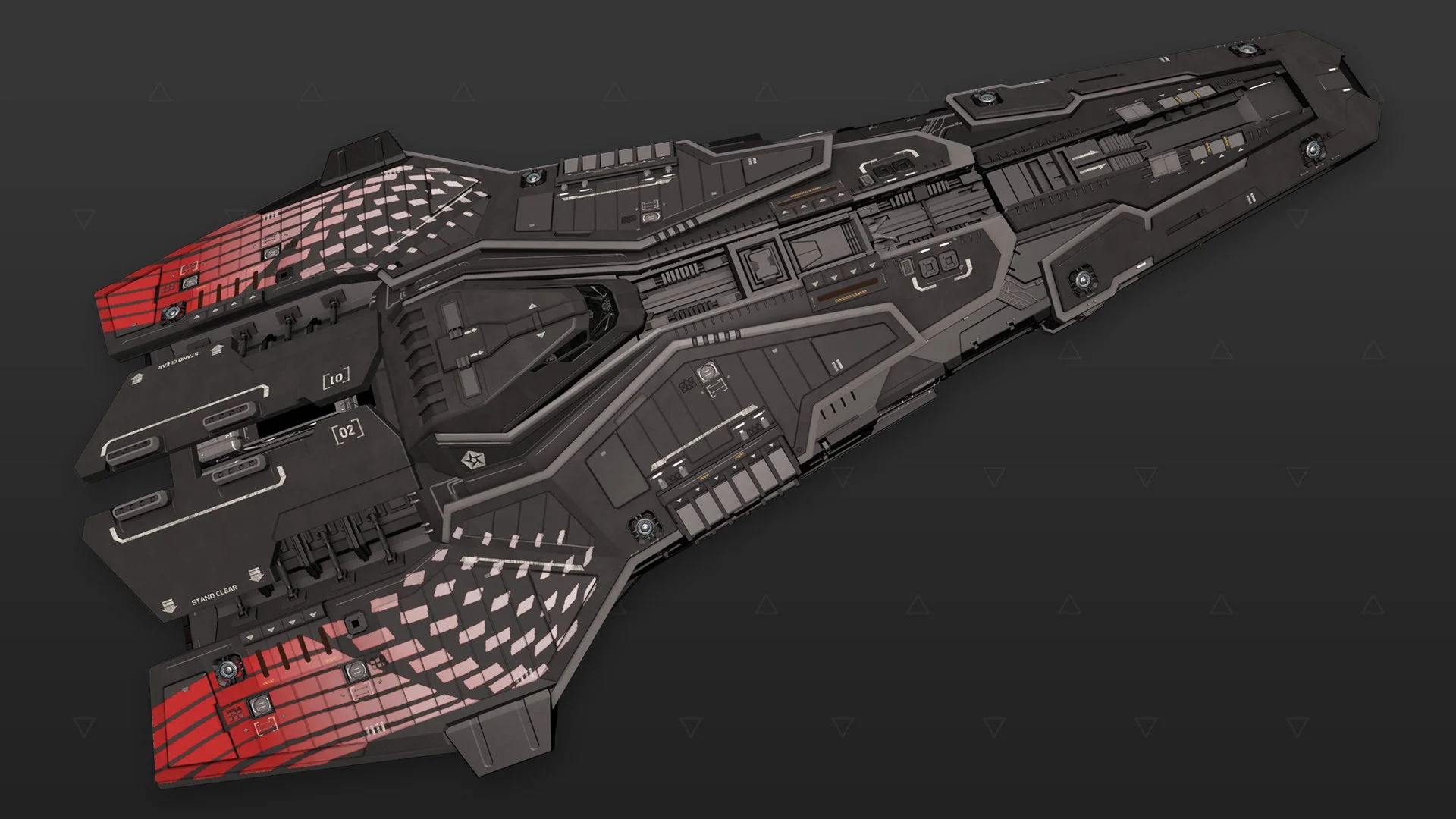 Federal Corvette - „Synth“ - Rot