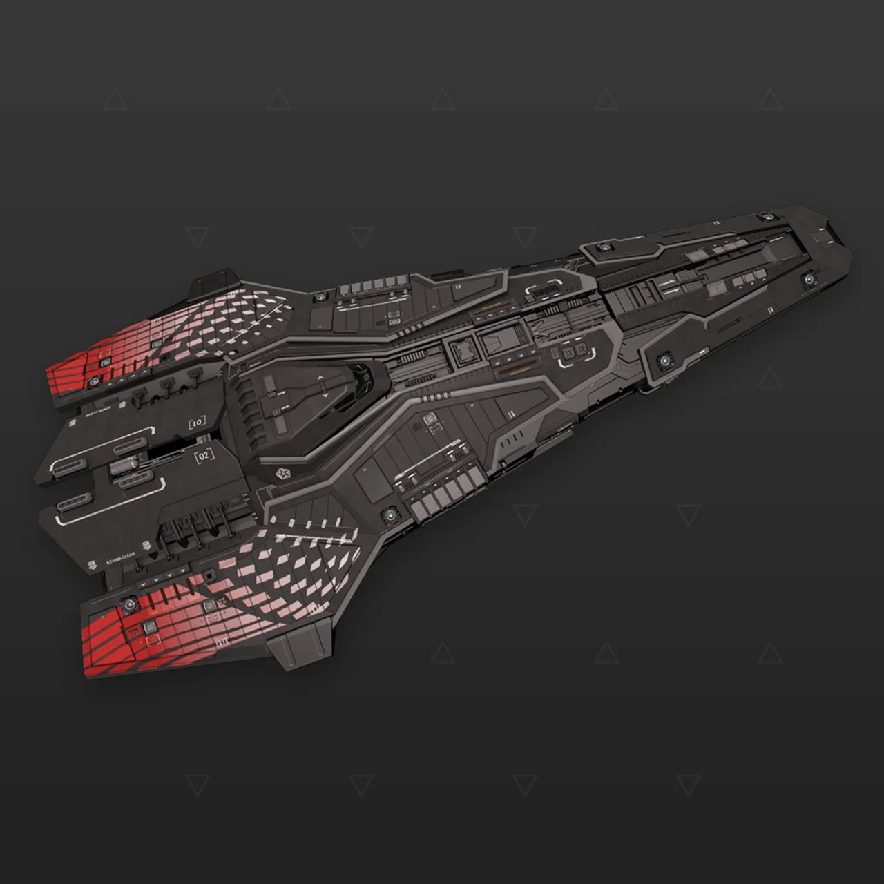 Federal Corvette - "Synth" - Vermelho