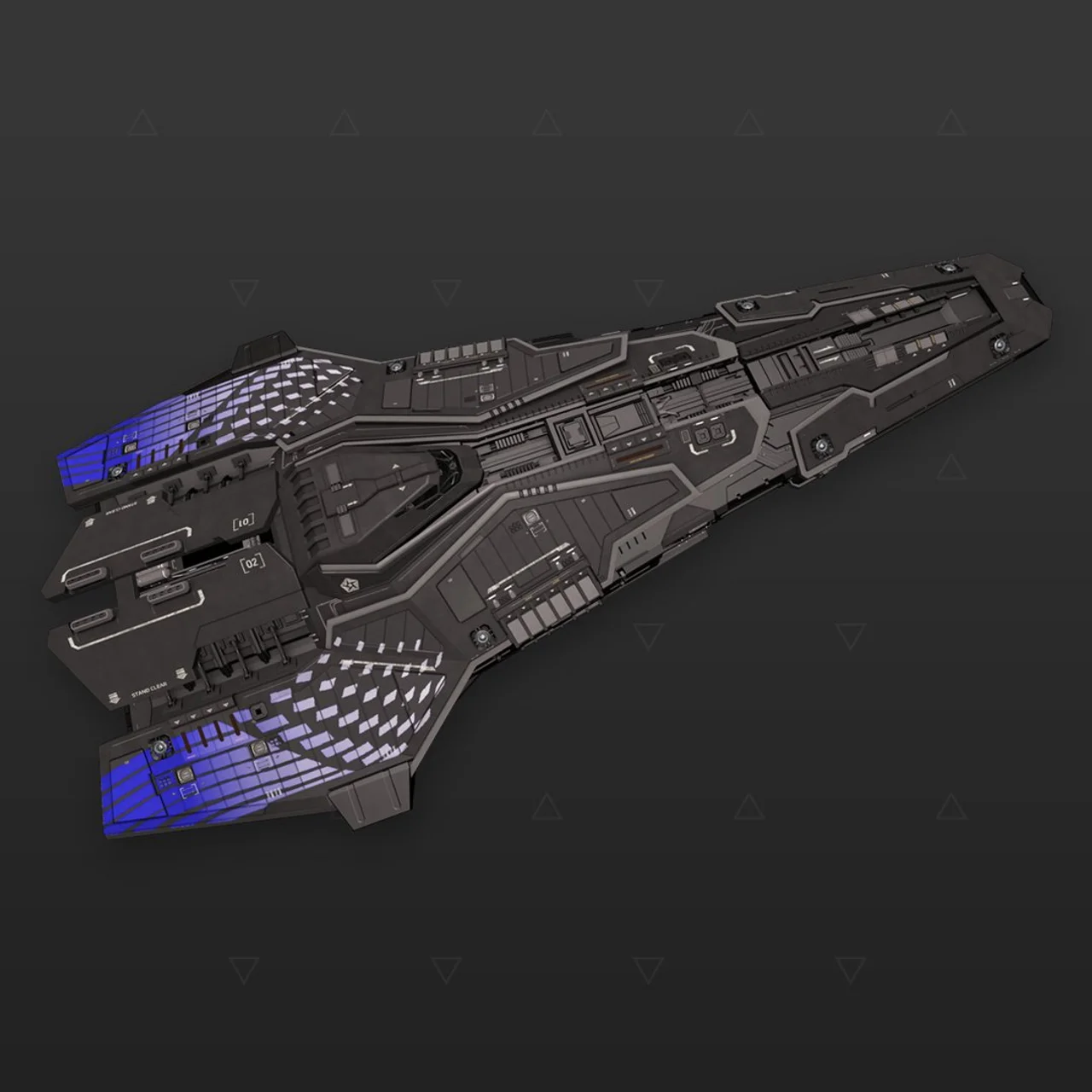 Federal Corvette - „Synth“ - Blau