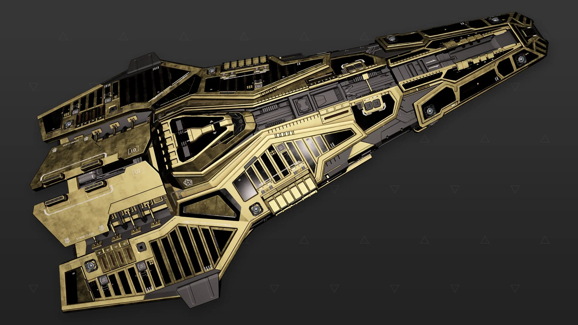 Federal Corvette - "Razor" - Dourado