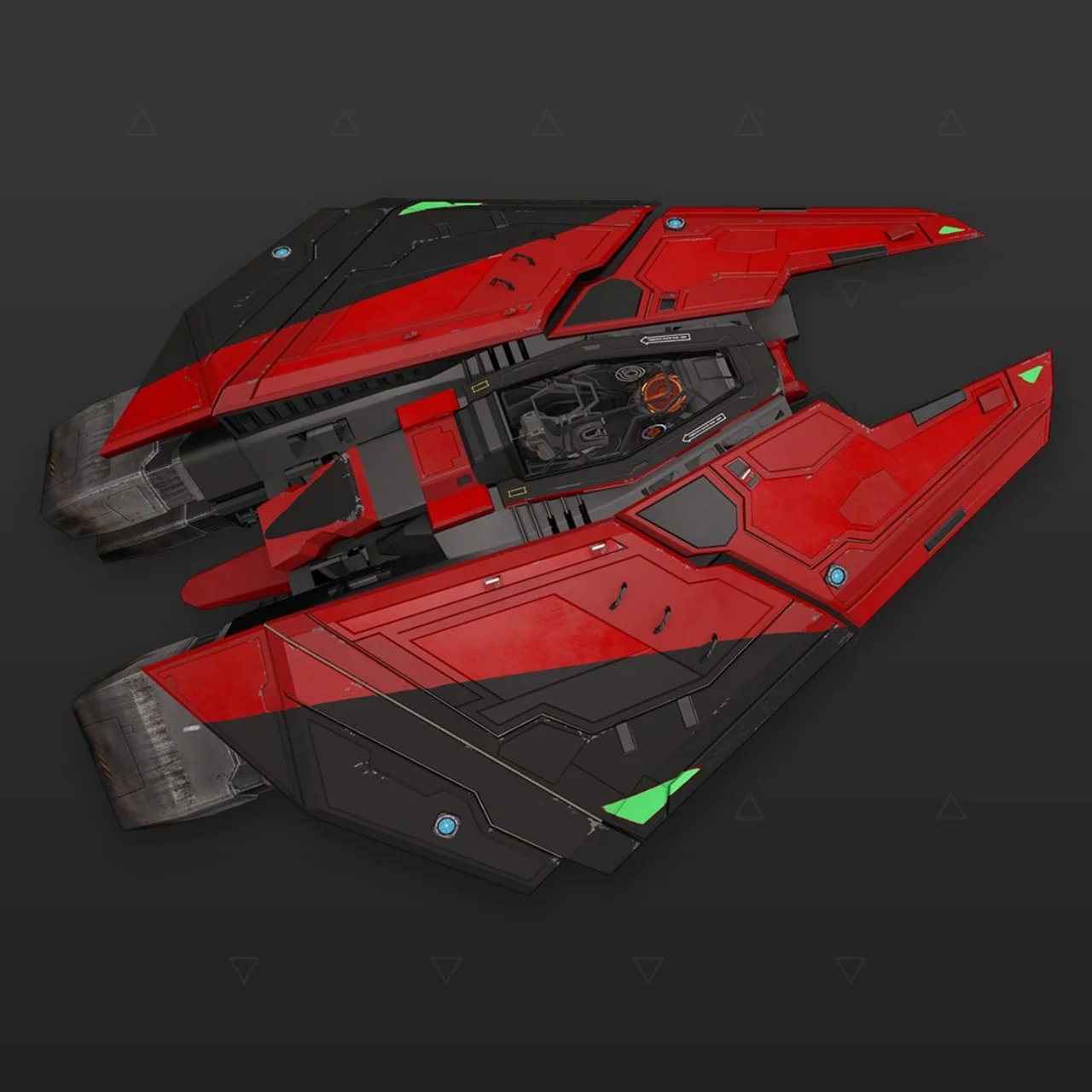 Federal Fighter - "Gladiator" - Vermelho