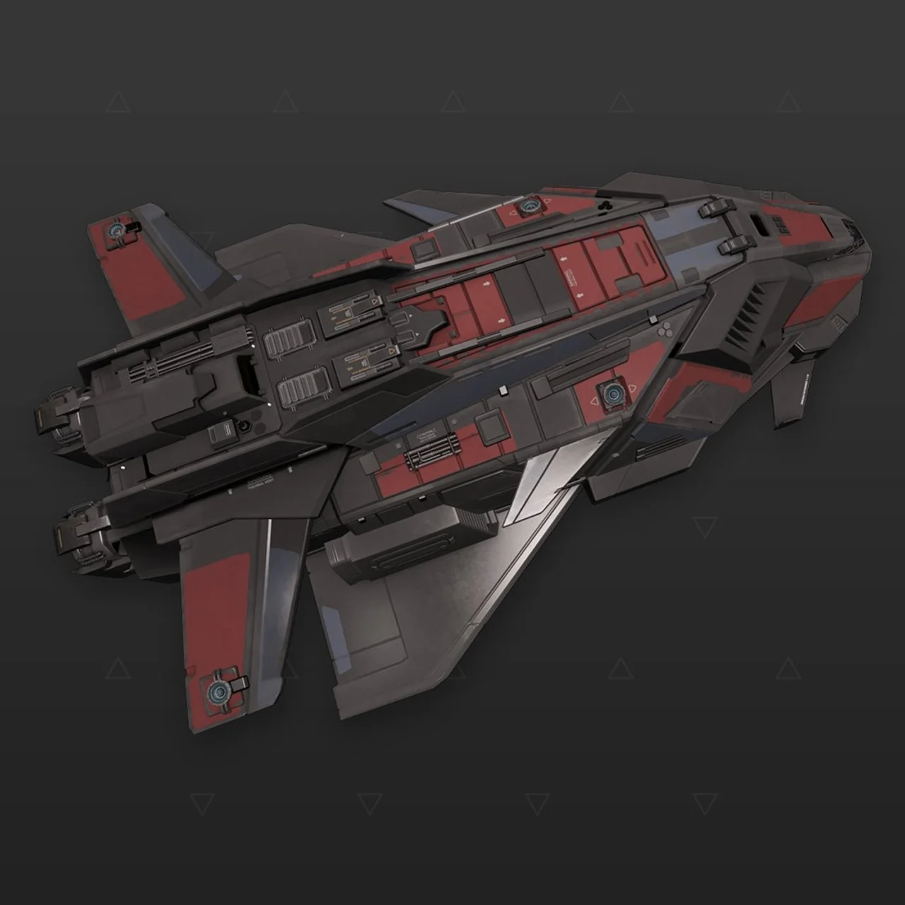 Federal Gunship - "Squadron" - Sombreado