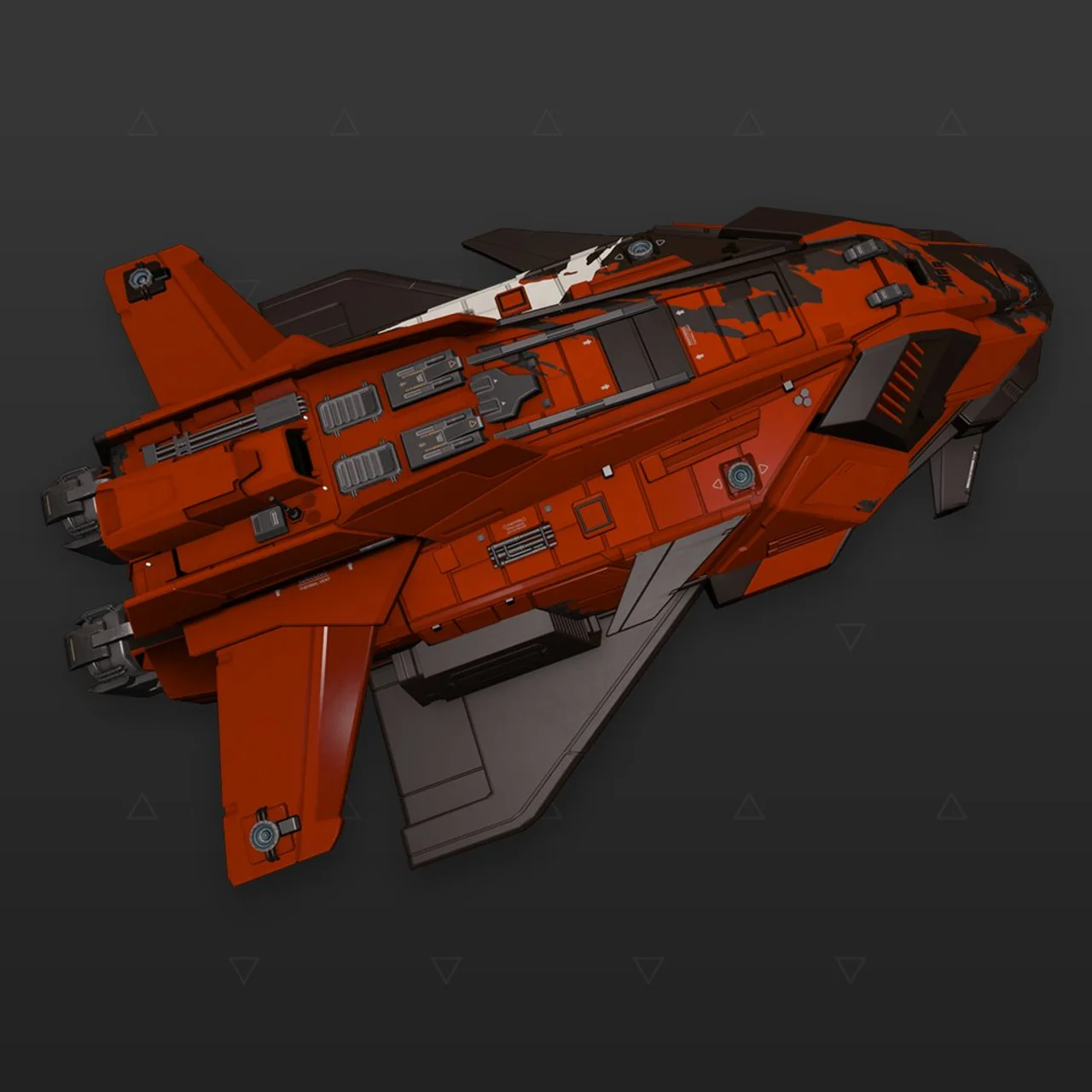 Federal Gunship - „Pirate Faction“ - Rot