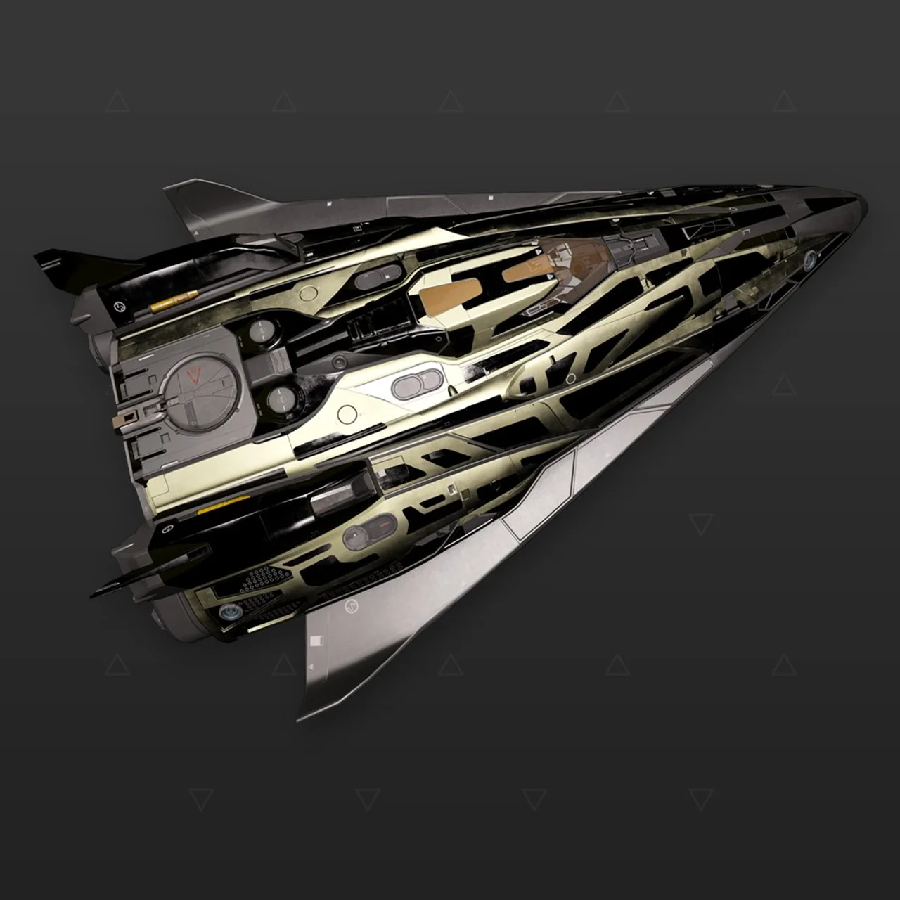 Fer-de-Lance Razor Brass