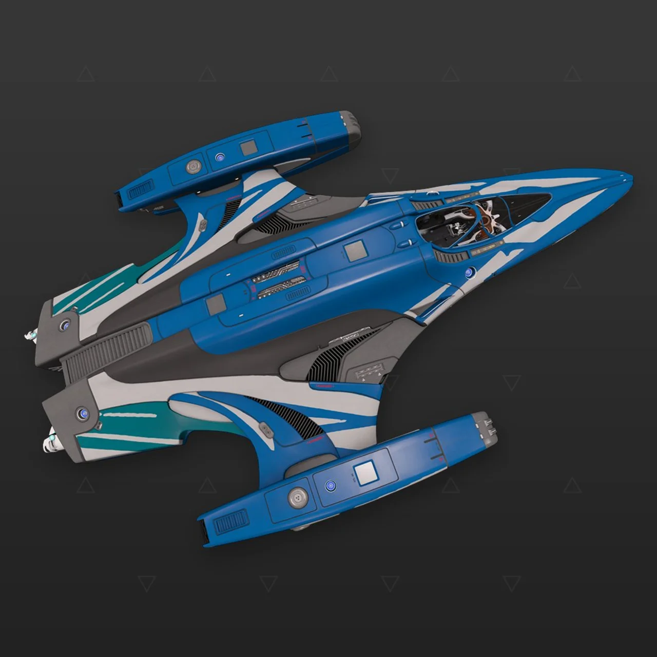 Imperial Courier - „Slipstream“ - Blau