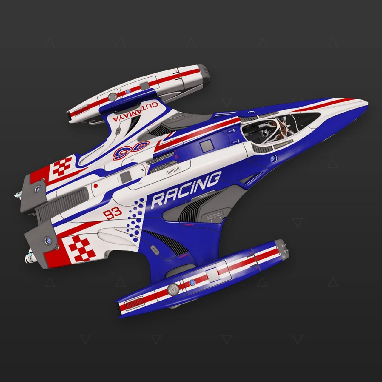Imperial Courier - "Speedway" - Azul