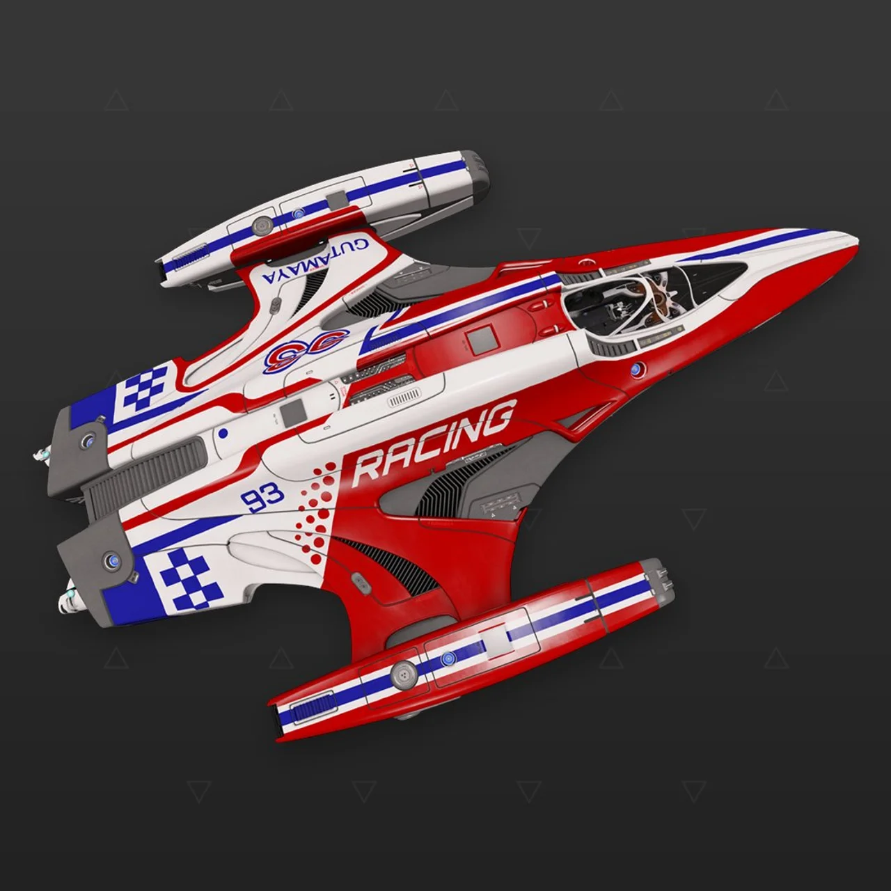 Imperial Courier - « Speedway » - Rouge