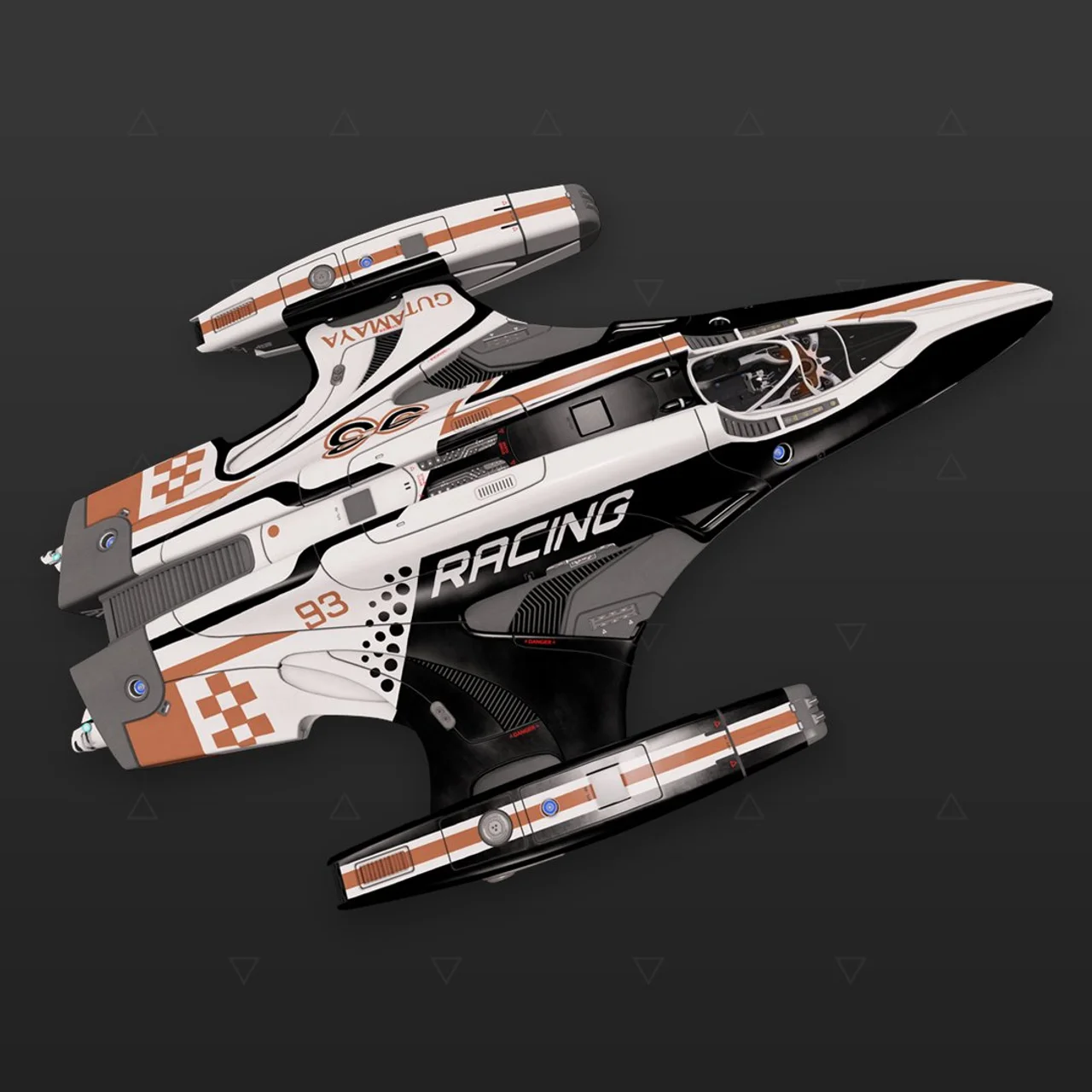 Imperial Courier - "Speedway" - Preto
