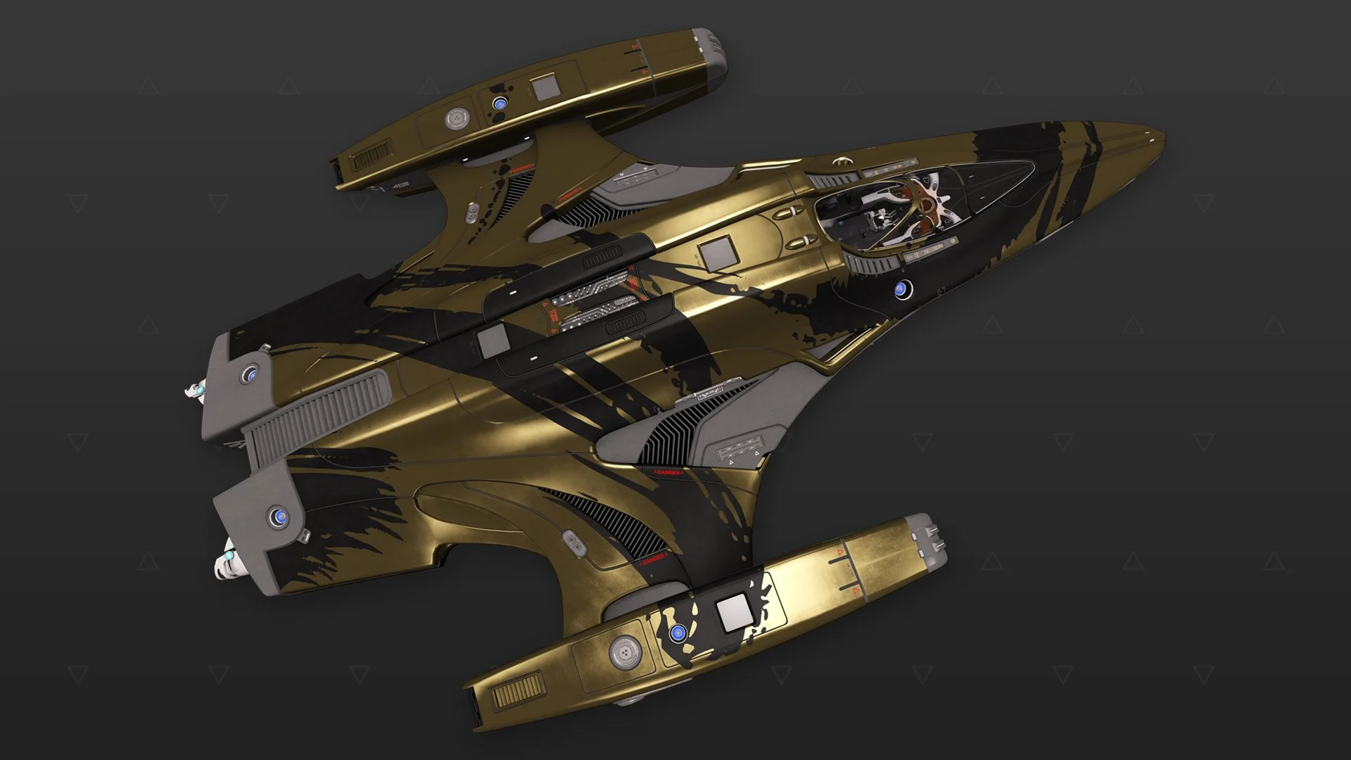 Imperial Courier - "Asemic" - Preto e dourado