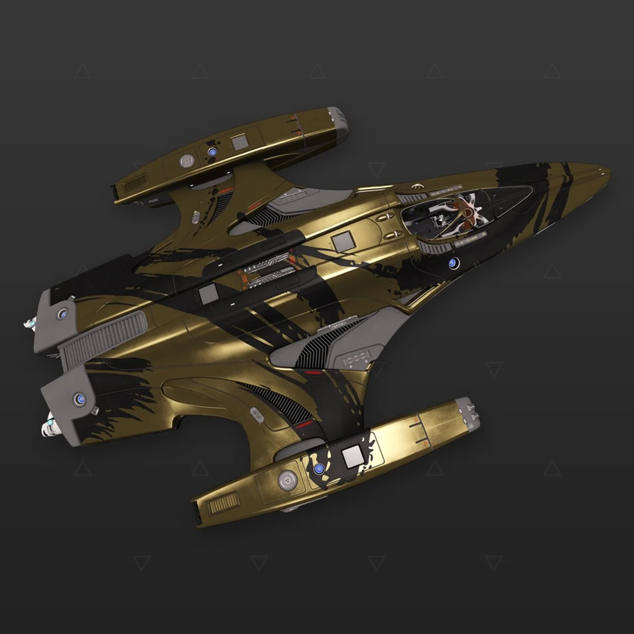 Imperial Courier - « Asemic » - Noir et or