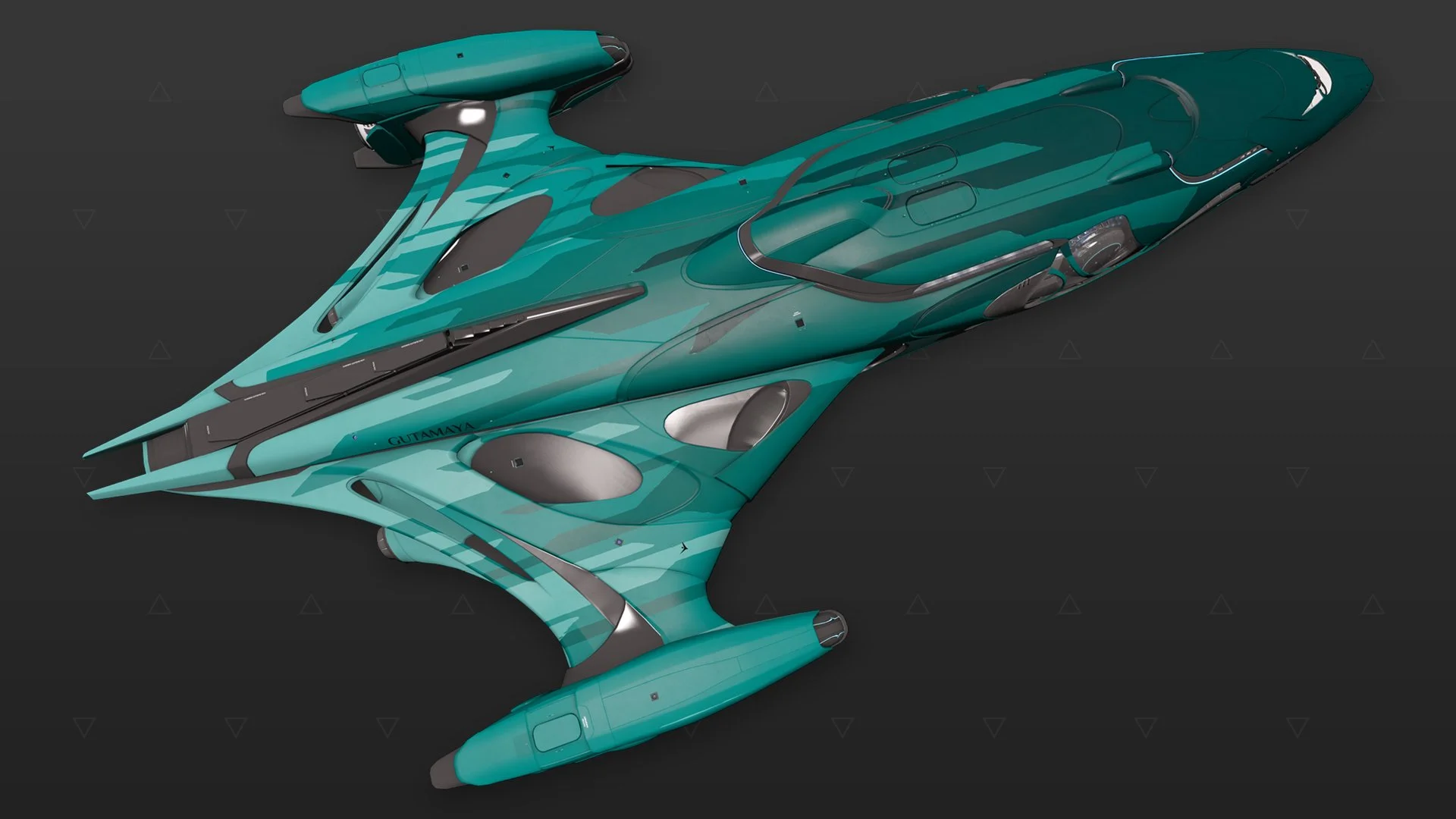 Imperial Cutter - « Predator » - Bleu canard