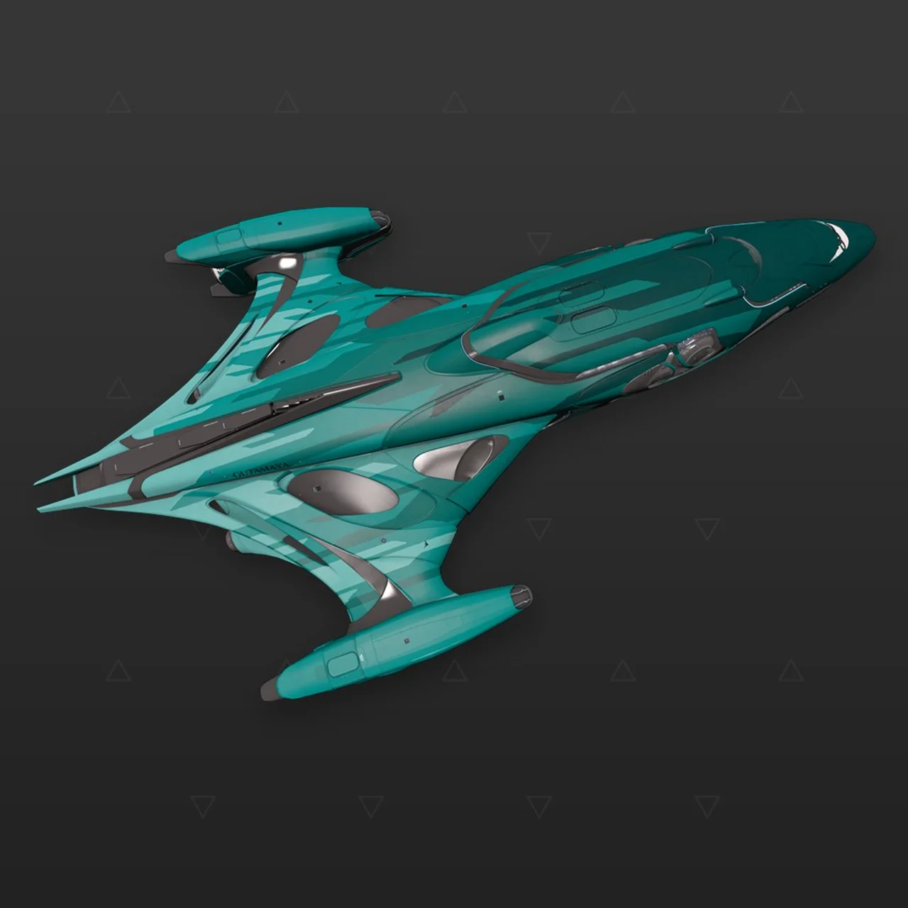 Imperial Cutter - "Predator" - Verde azulado