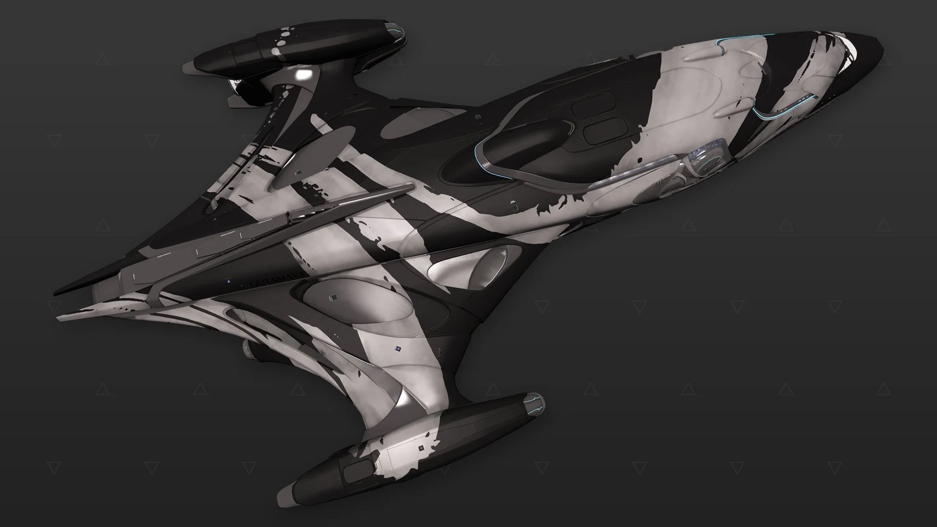 Imperial Cutter - "Asemic" - Branco e preto