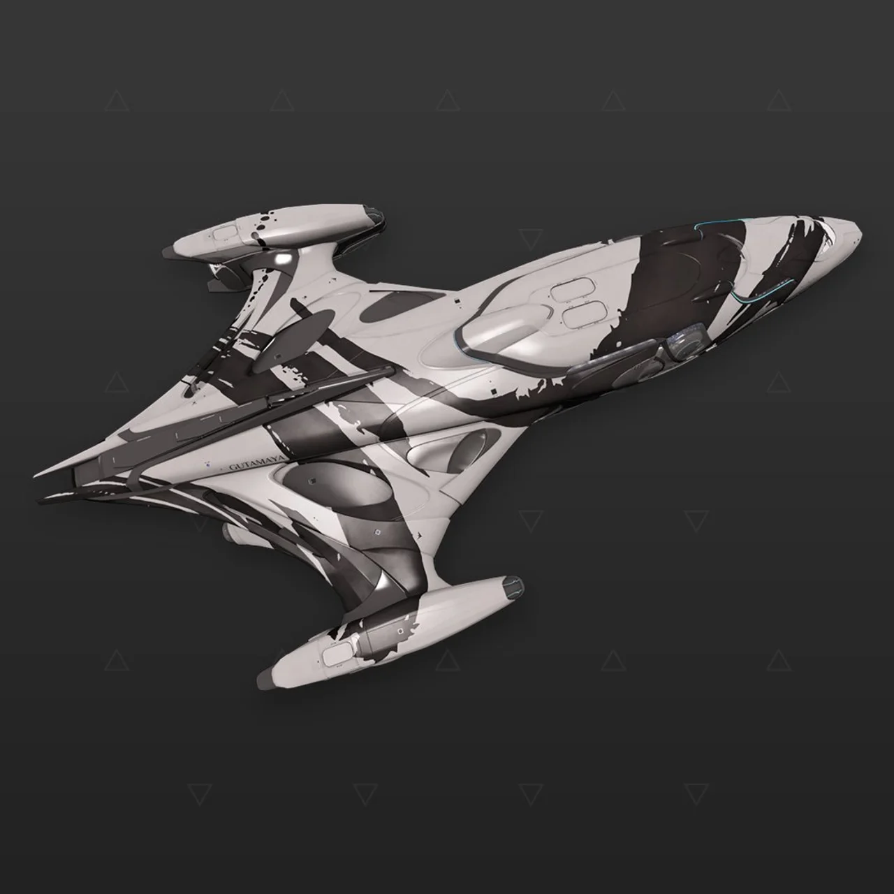 Imperial Cutter - « Asemic » - Noir et blanc