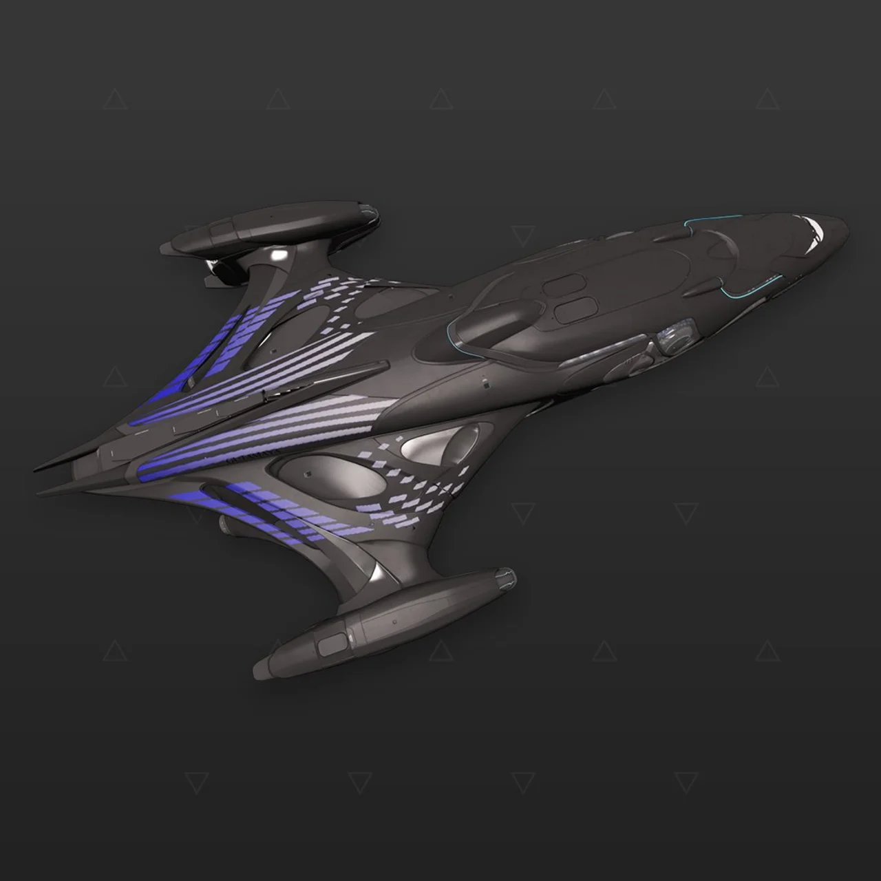 Imperial Cutter - „Synth“ - Blau