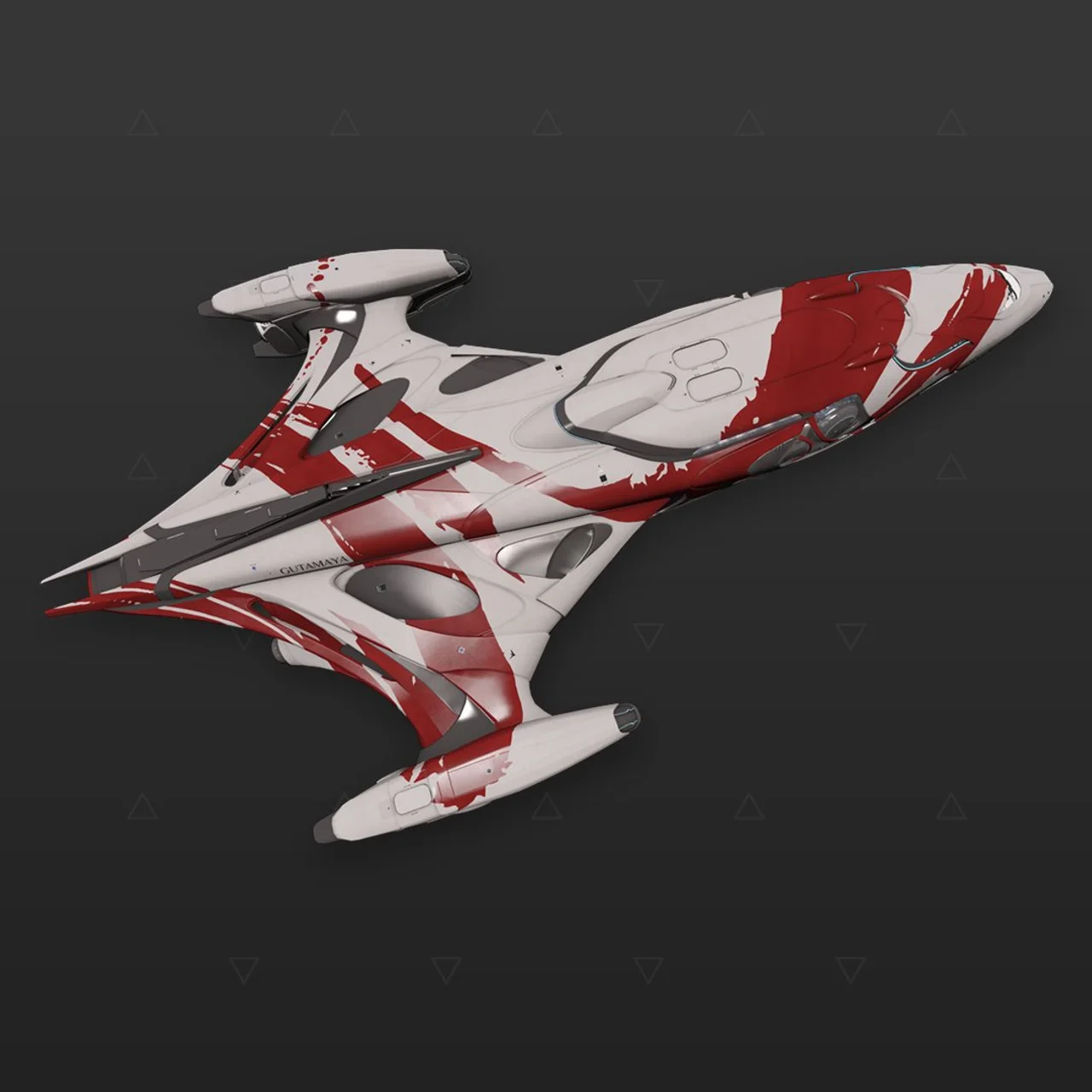 Imperial Cutter - «Asemic» - красно-белый