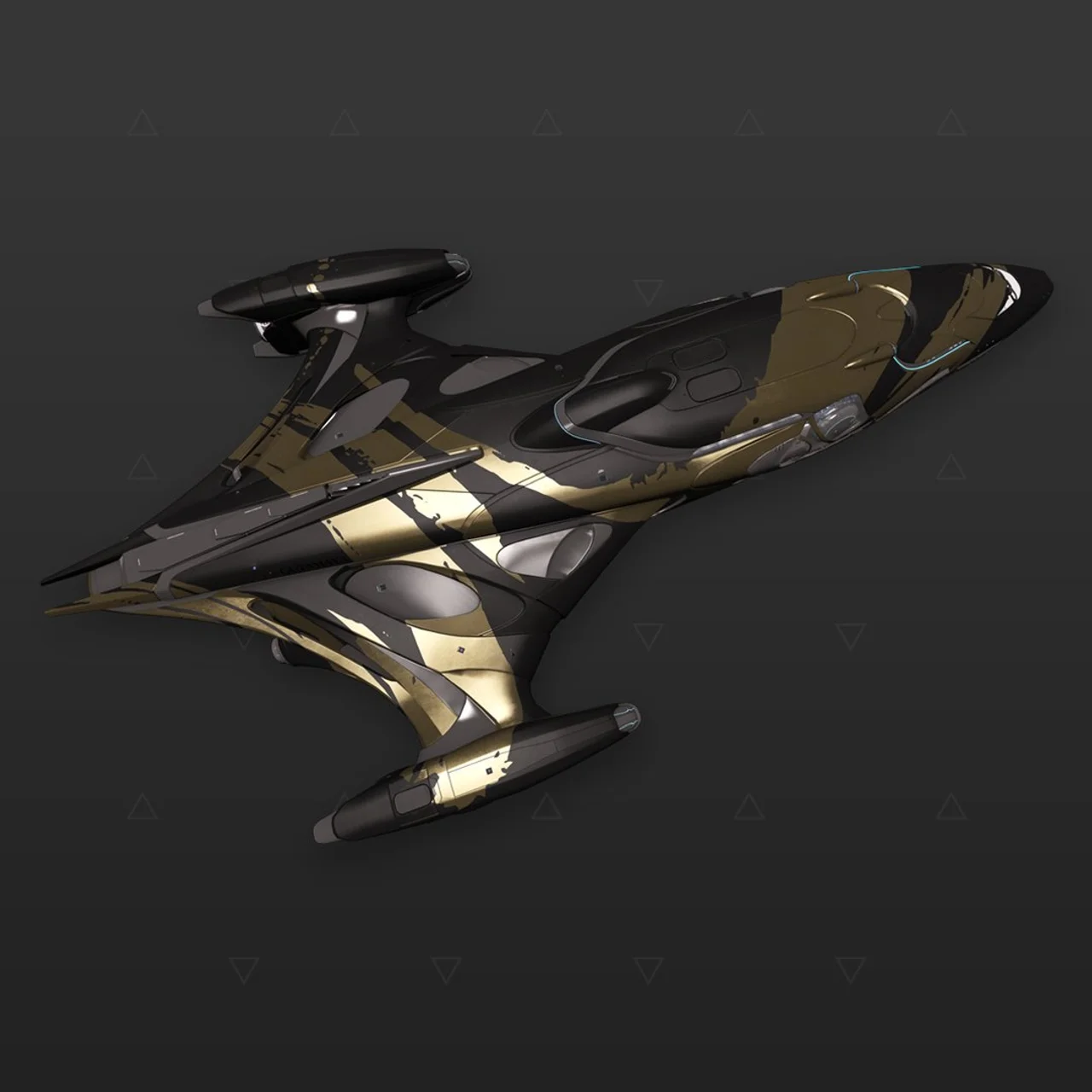 Imperial Cutter - „Asemic“ - Gold & Schwarz