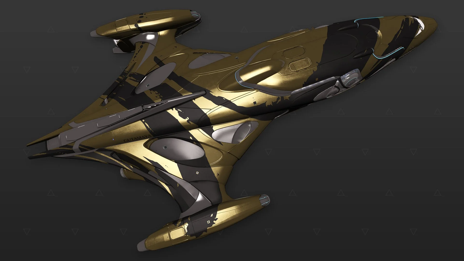 Imperial Cutter - „Asemic“ - Schwarz & Gold