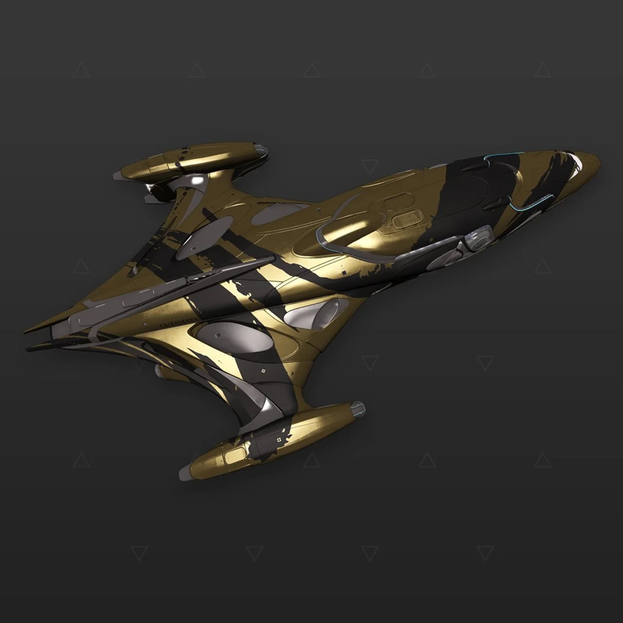 Imperial Cutter - « Asemic » - Noir et or