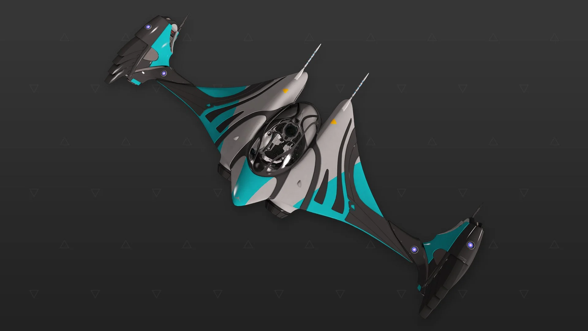 Imperial Fighter - « Gladiator » - Bleu canard