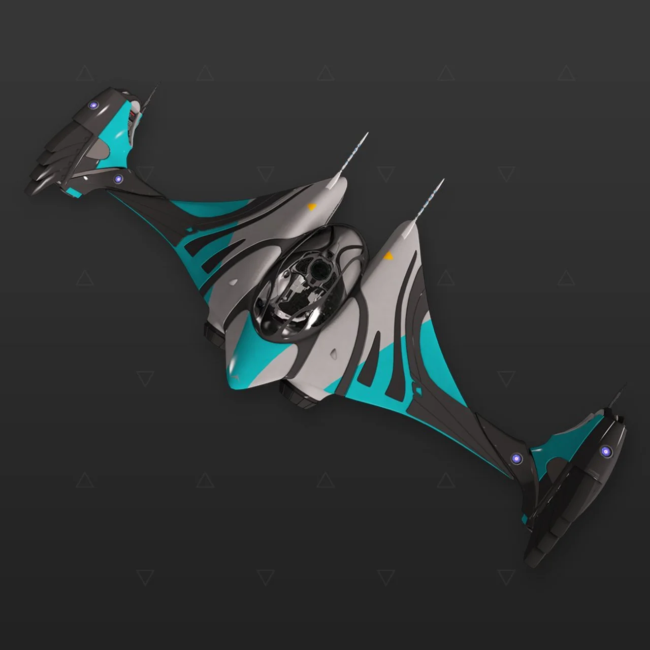 Imperial Fighter - « Gladiator » - Bleu canard