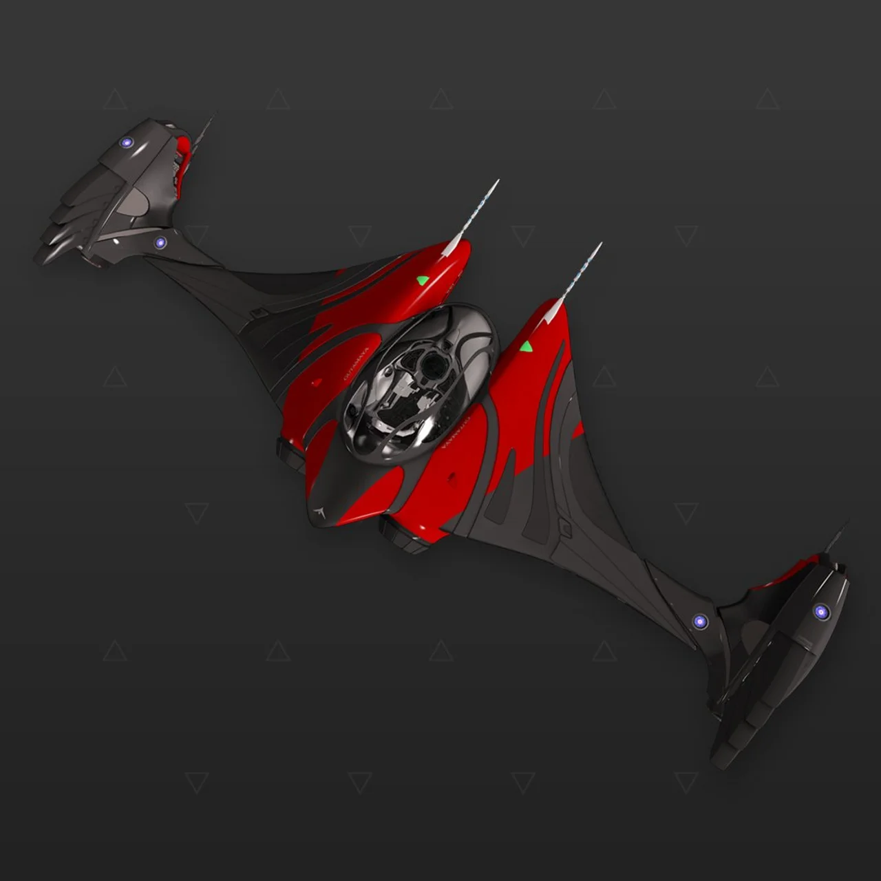 Imperial Fighter - « Gladiator » - Rouge