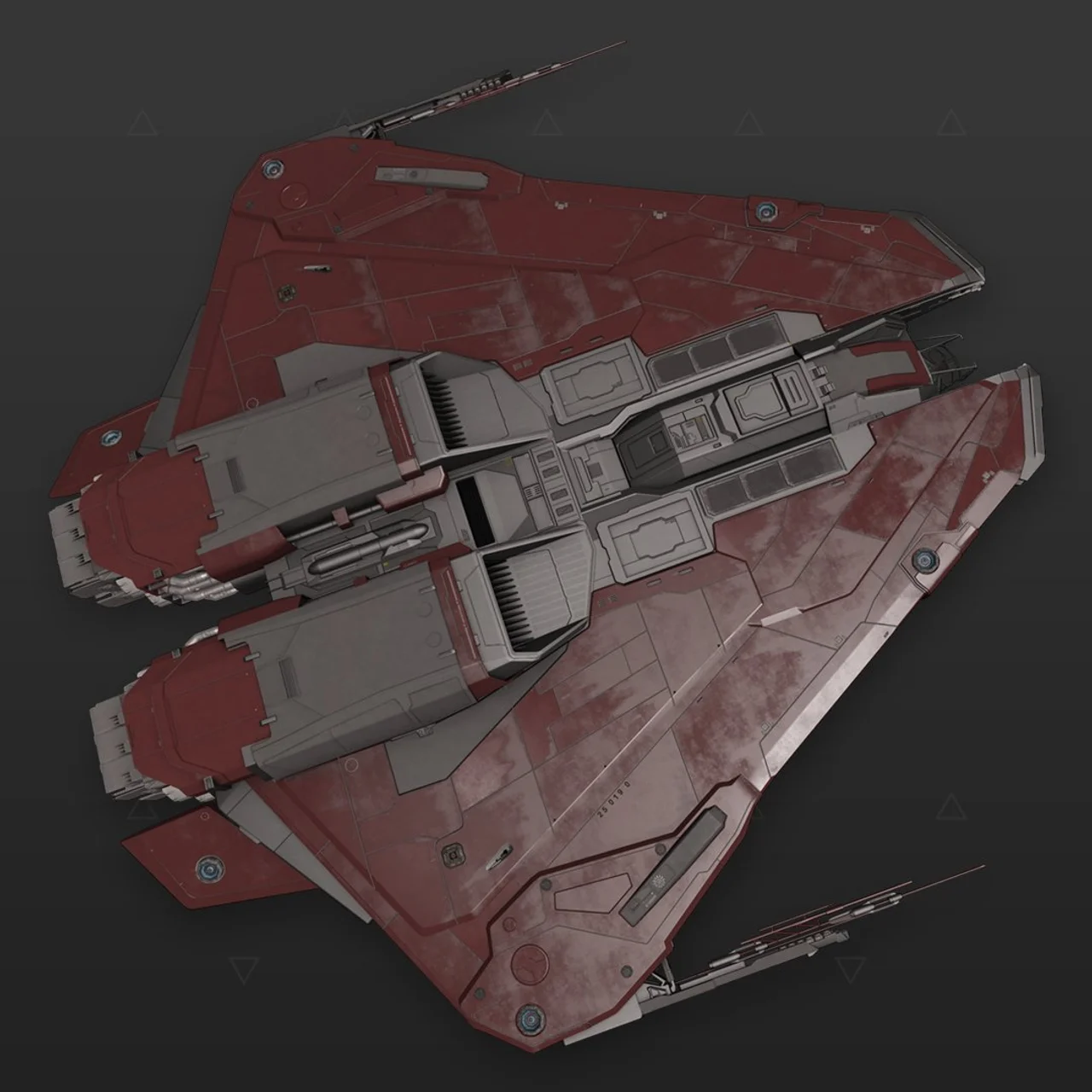 Krait Mk II - "Tactical" - Carmesim