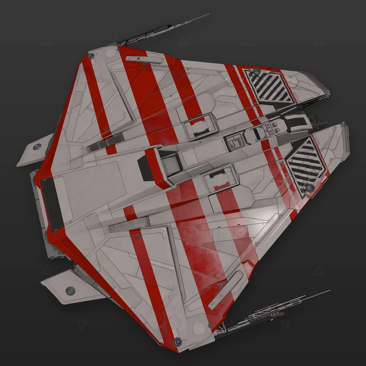 Krait Phantom - "Turbulence" - Branco e vermelho
