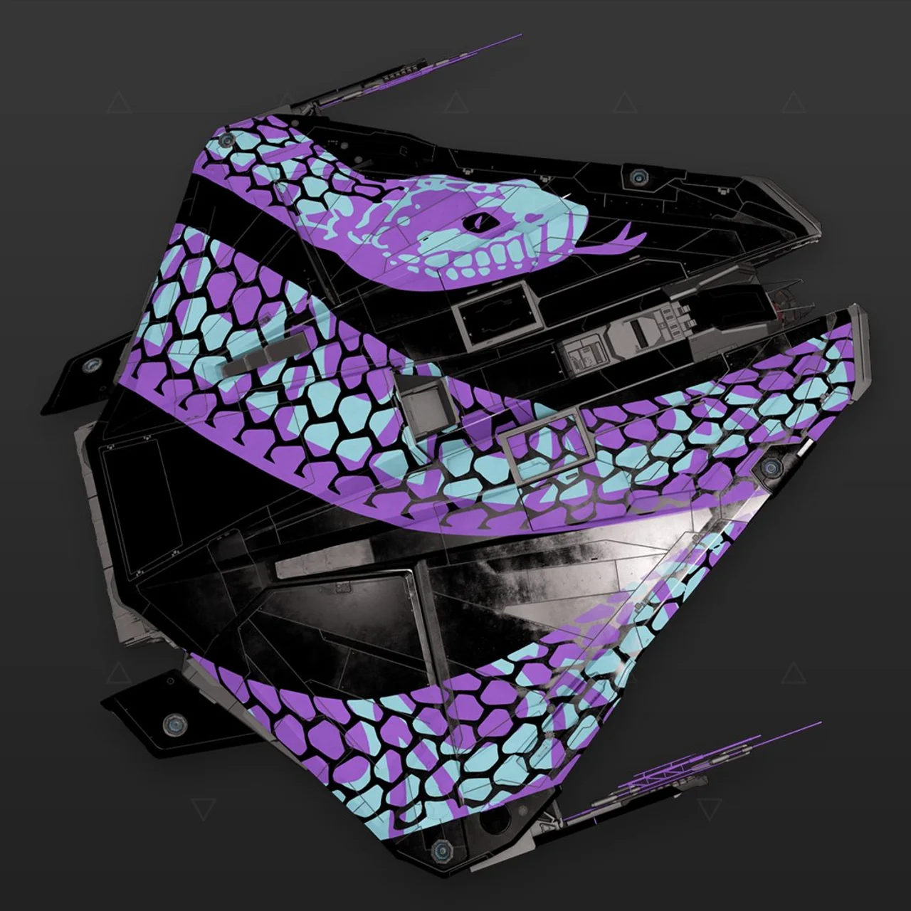 Krait Phantom - "Snake Wrap" - Preto