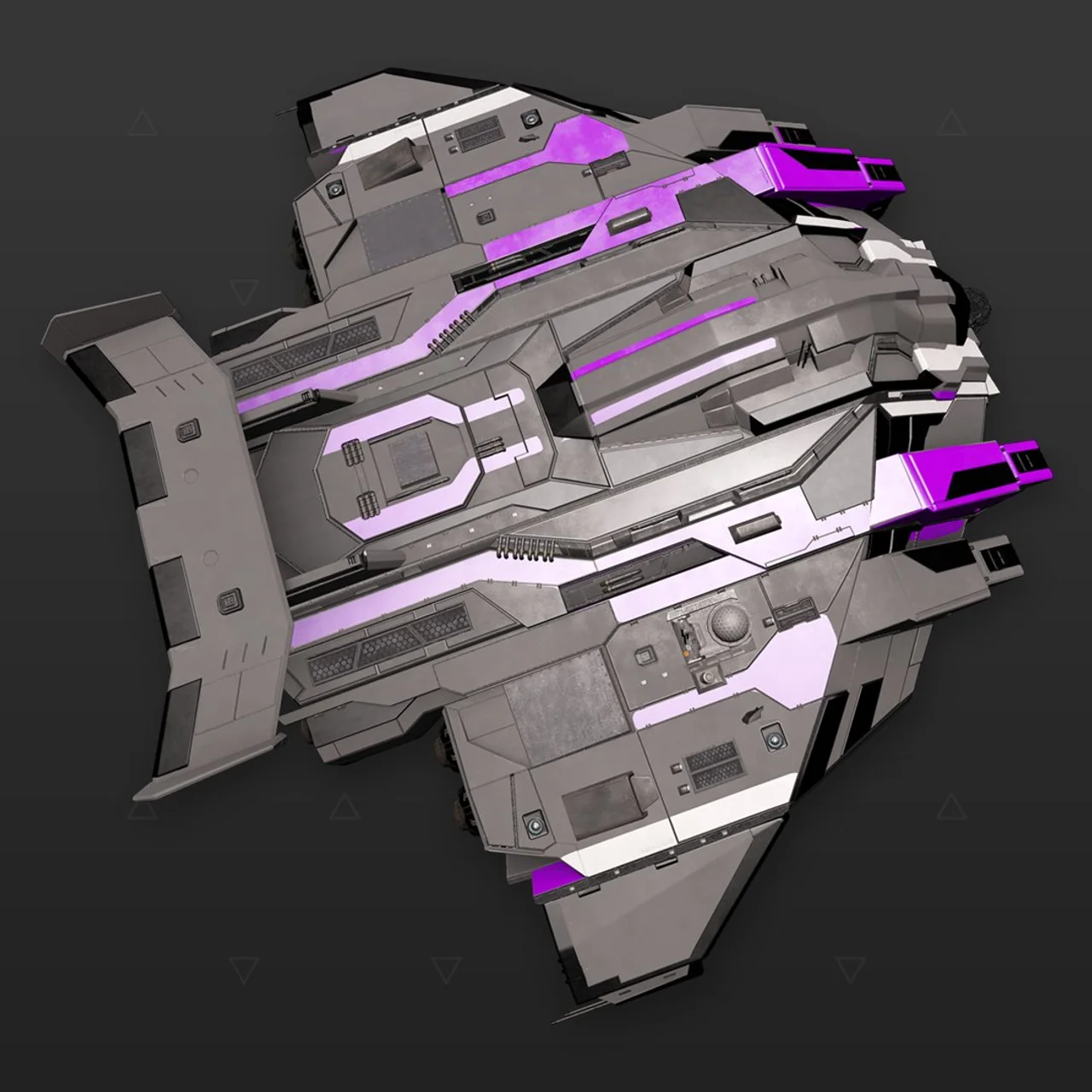 Type-10 - "Military Stripe" - Roxo