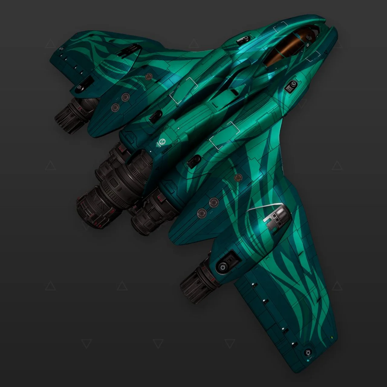 Mandalay Griffin Cyan