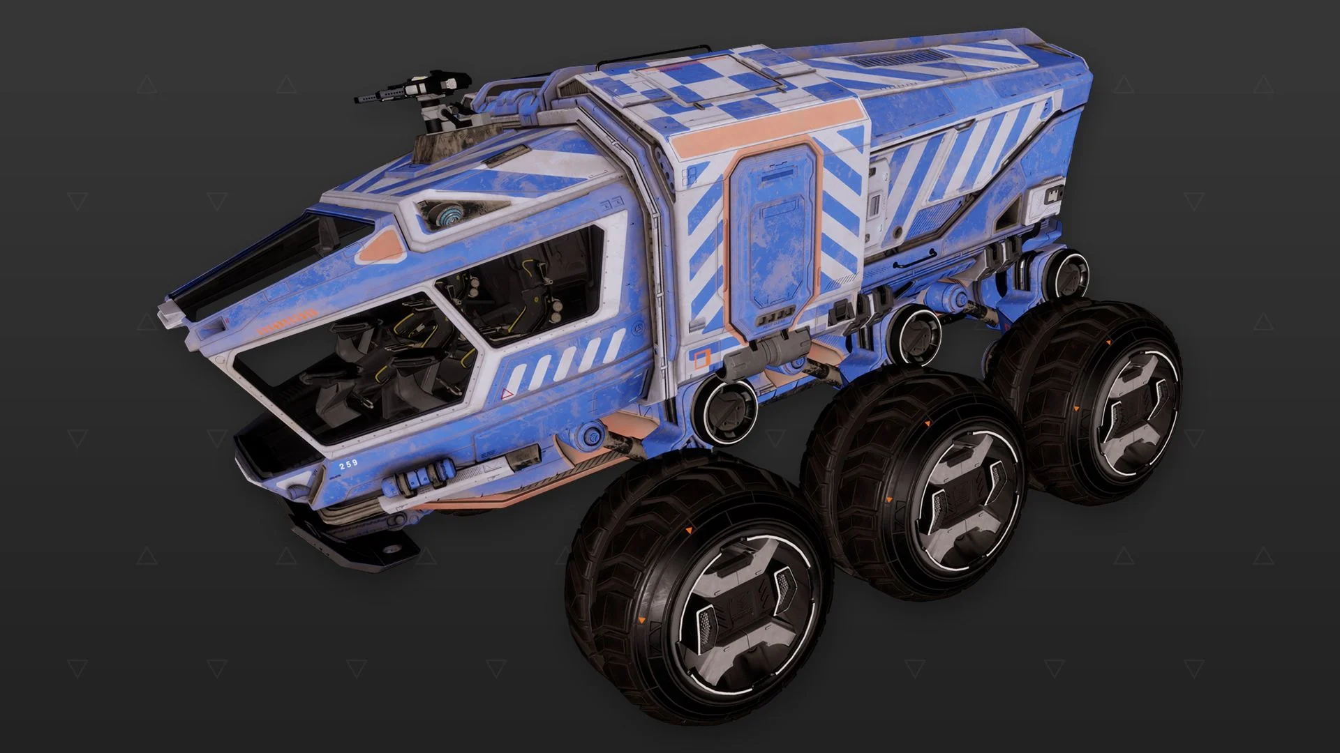 Rhino Excavation Blue