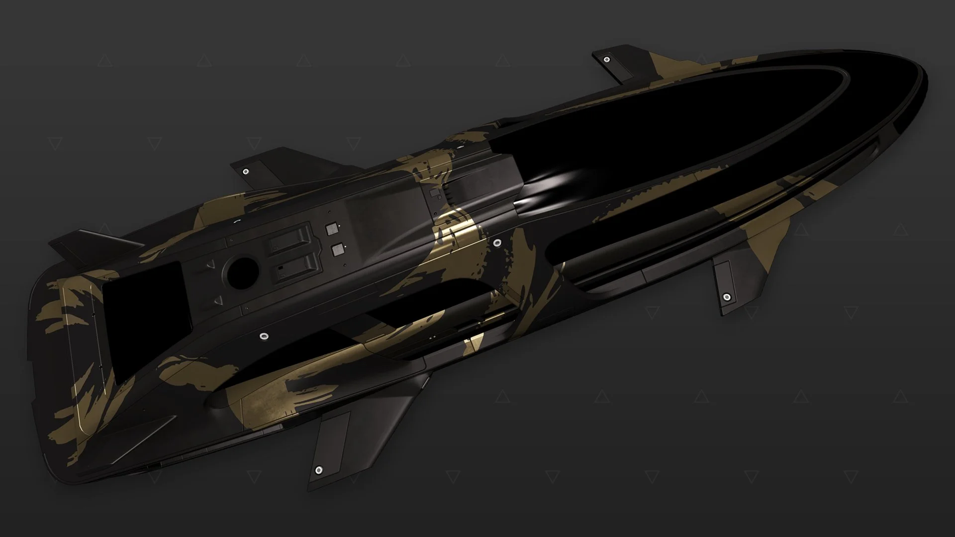 Orca Asemic Gold & Black