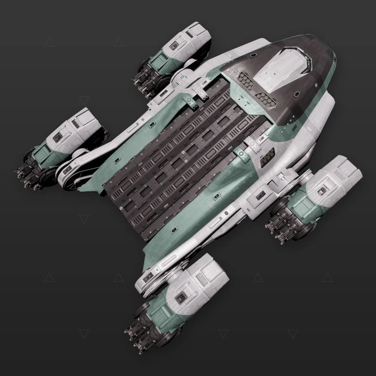 Panther Clipper Mk II - "Freighter" - Verde azulado
