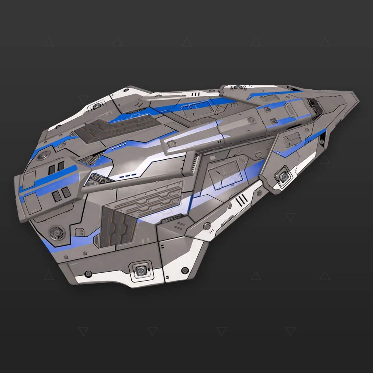 Python - "Military Stripe" - Azul