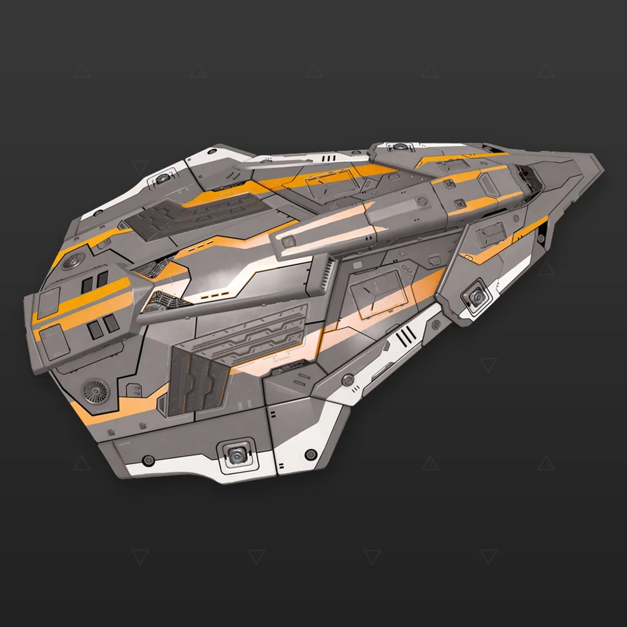Python - "Military Stripe" - Laranja