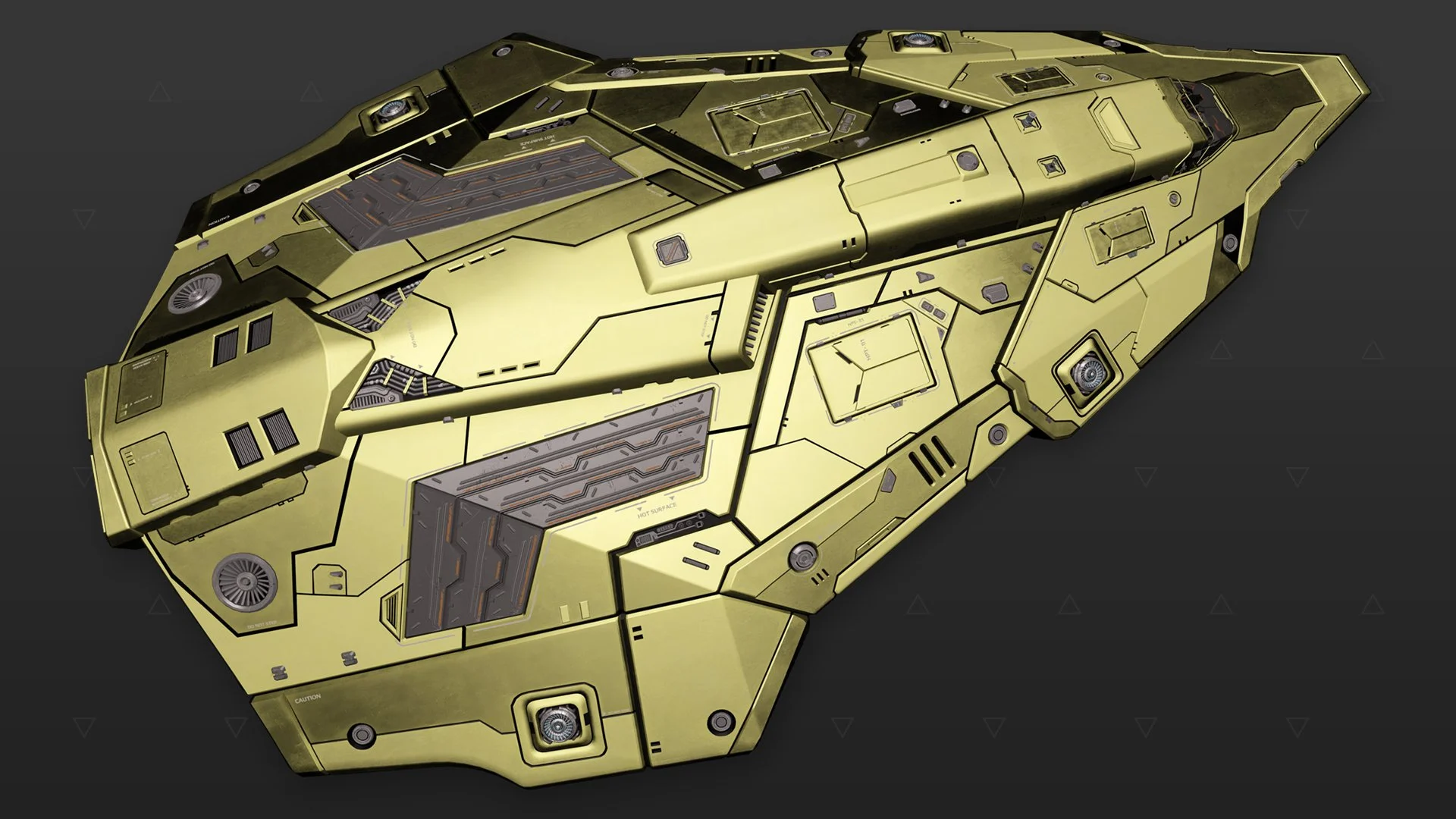 Python - « Galvanized » - Laiton